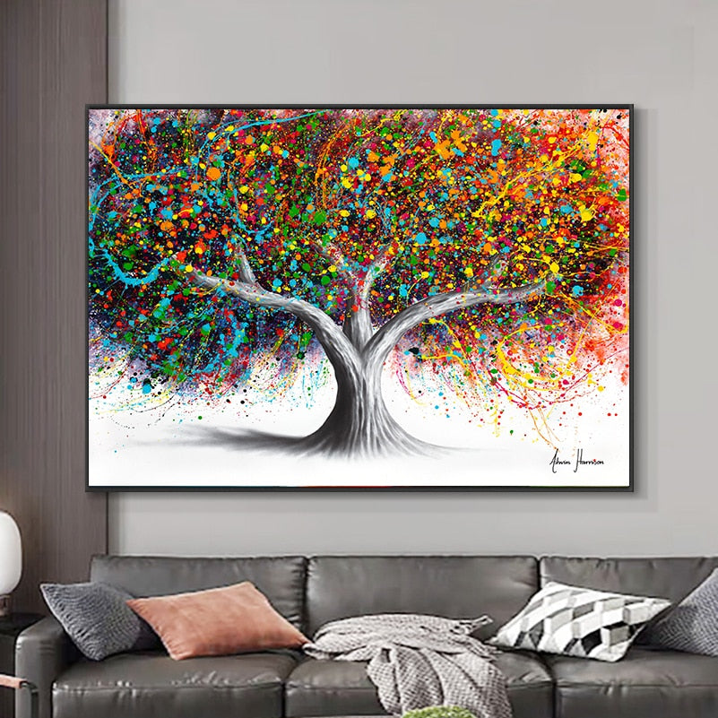Poster Avec Arbre De Vie