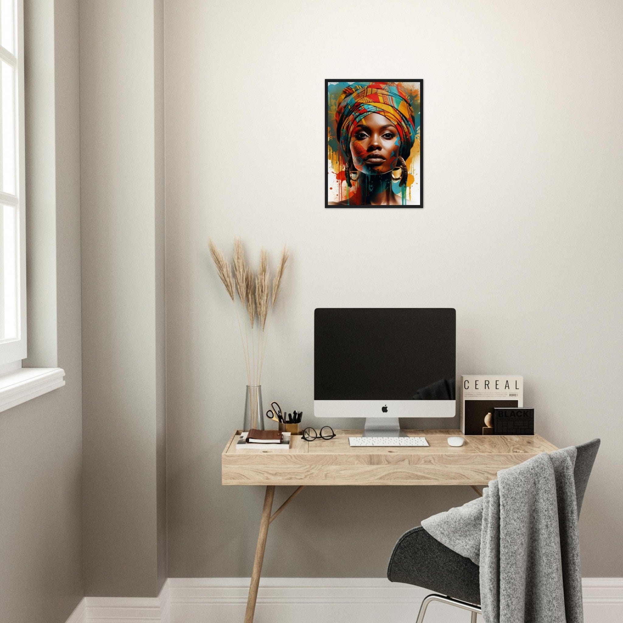 Canvanation Print Material peinture ethnique africaine