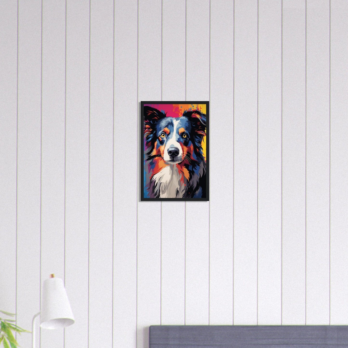 Canvanation Print Material 30x45 cm / 12x18″ Tableau Chien - Joie inconditionnelle