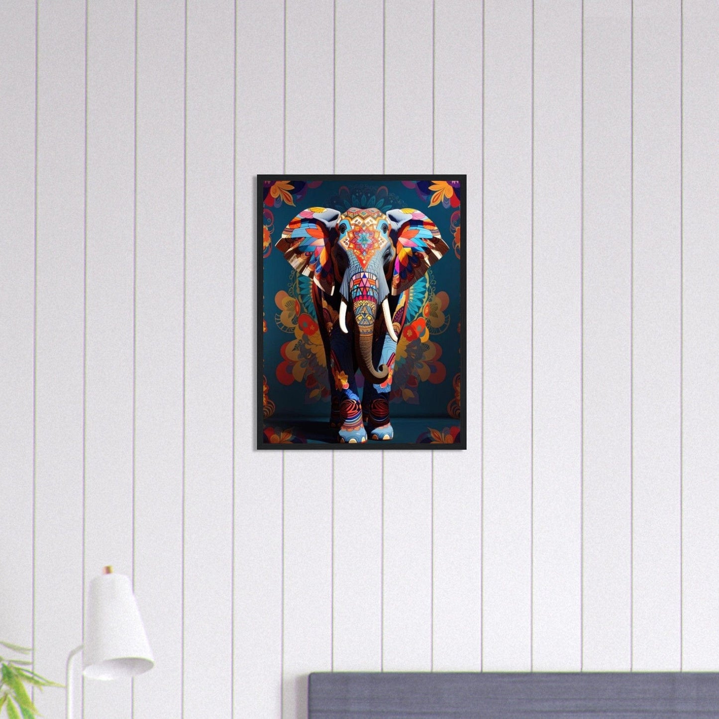 Canvanation Print Material 45x60 cm / 18x24″ Tableau Elephant Rythmes de la Savane