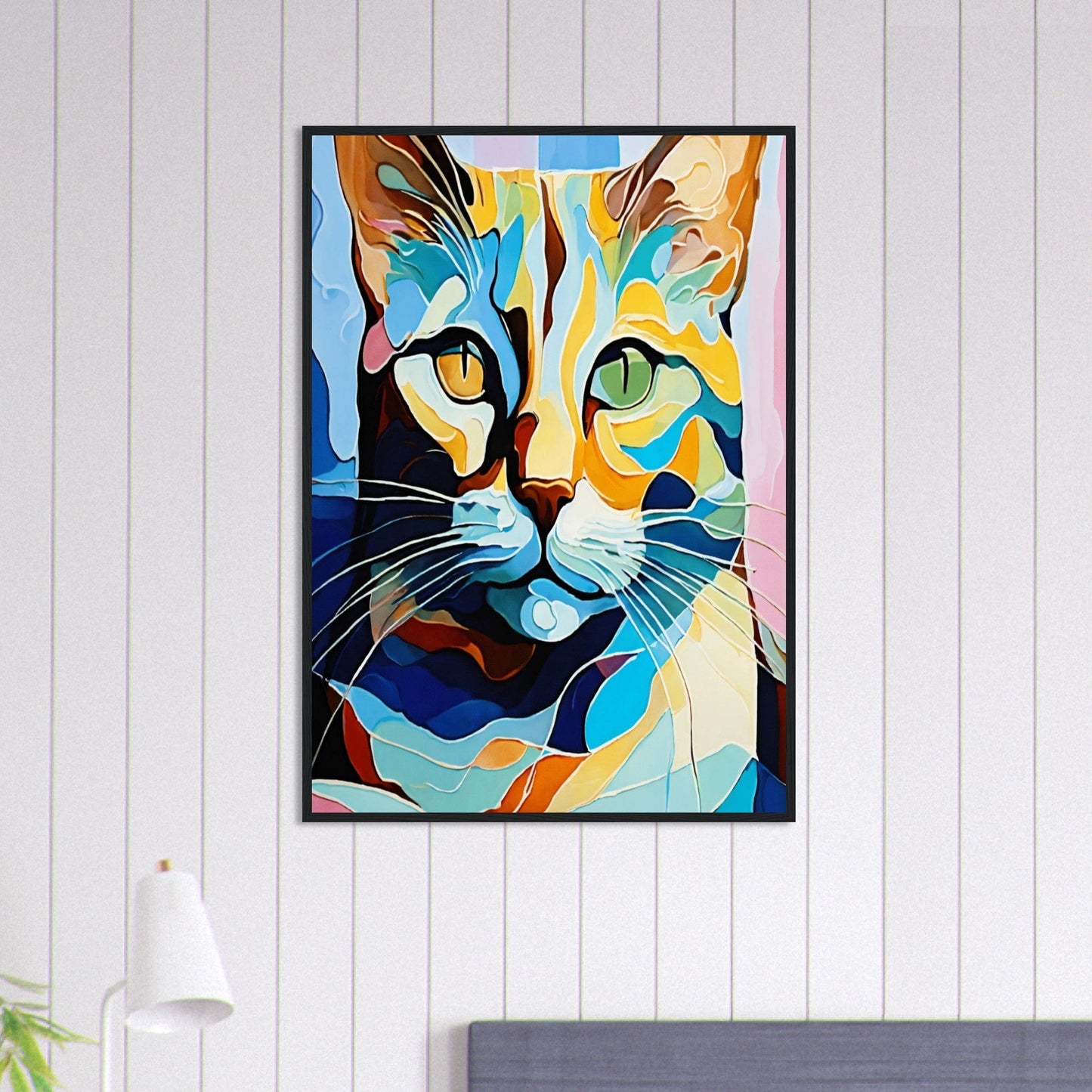 Canvanation Print Material 70x100 cm / 28x40″ Tableau Chat Esprit Indépendant