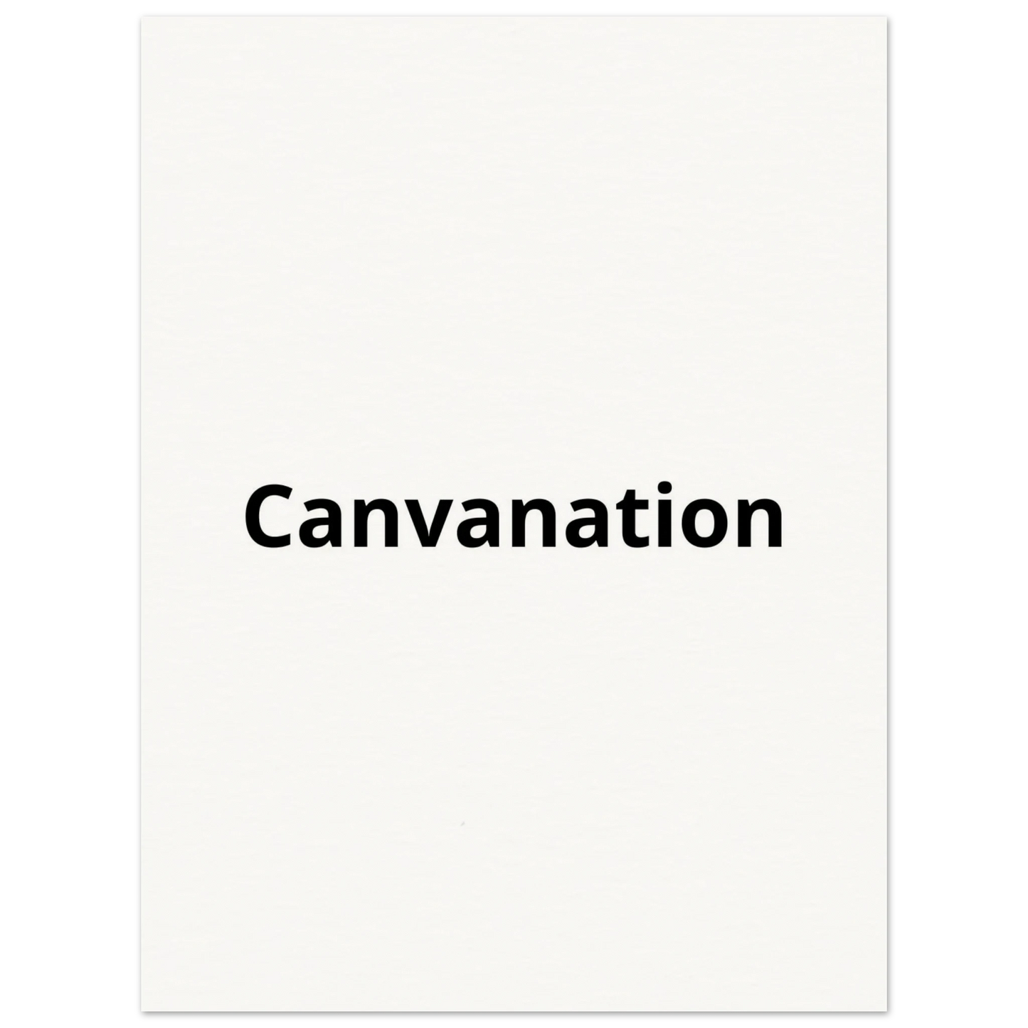 Canvanation Print Material 30x40 cm / 12x16″ Poster Personnalisé HD