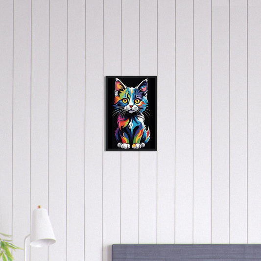 Canvanation Print Material 30x45 cm / 12x18″ Tableau Chat Pop Art "Miaou"