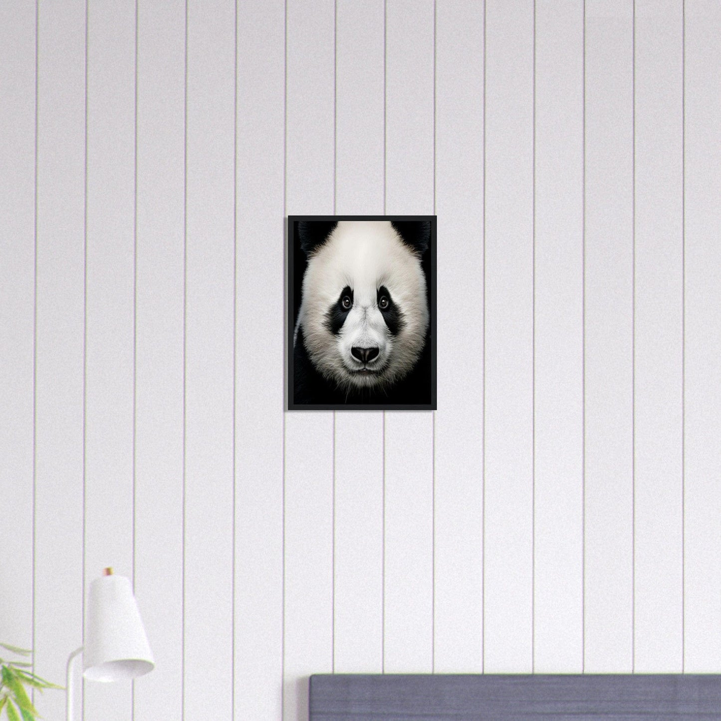 Canvanation Print Material 30x40 cm / 12x16″ Tableau Photo Noir Et Blanc-Animaux-Panda