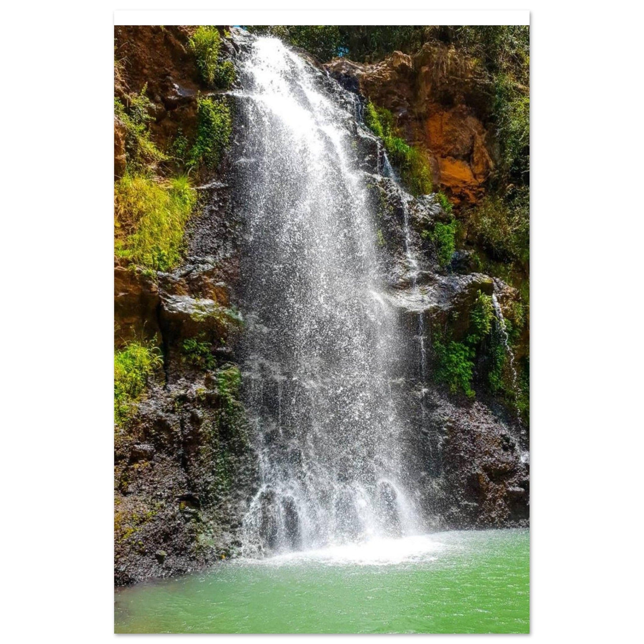 Gelato Print Material 60x90 cm / 24x36″ Affiche Africain Cascade de Dieu Kenya