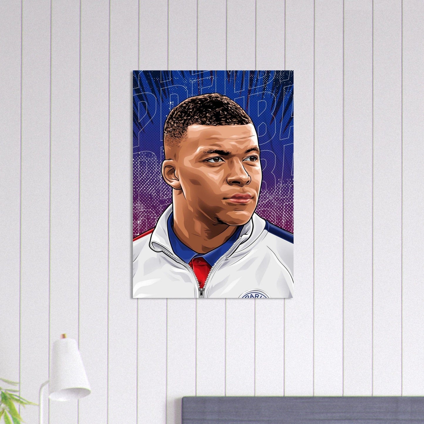 Gelato Print Material Poster Football Kylian Psg