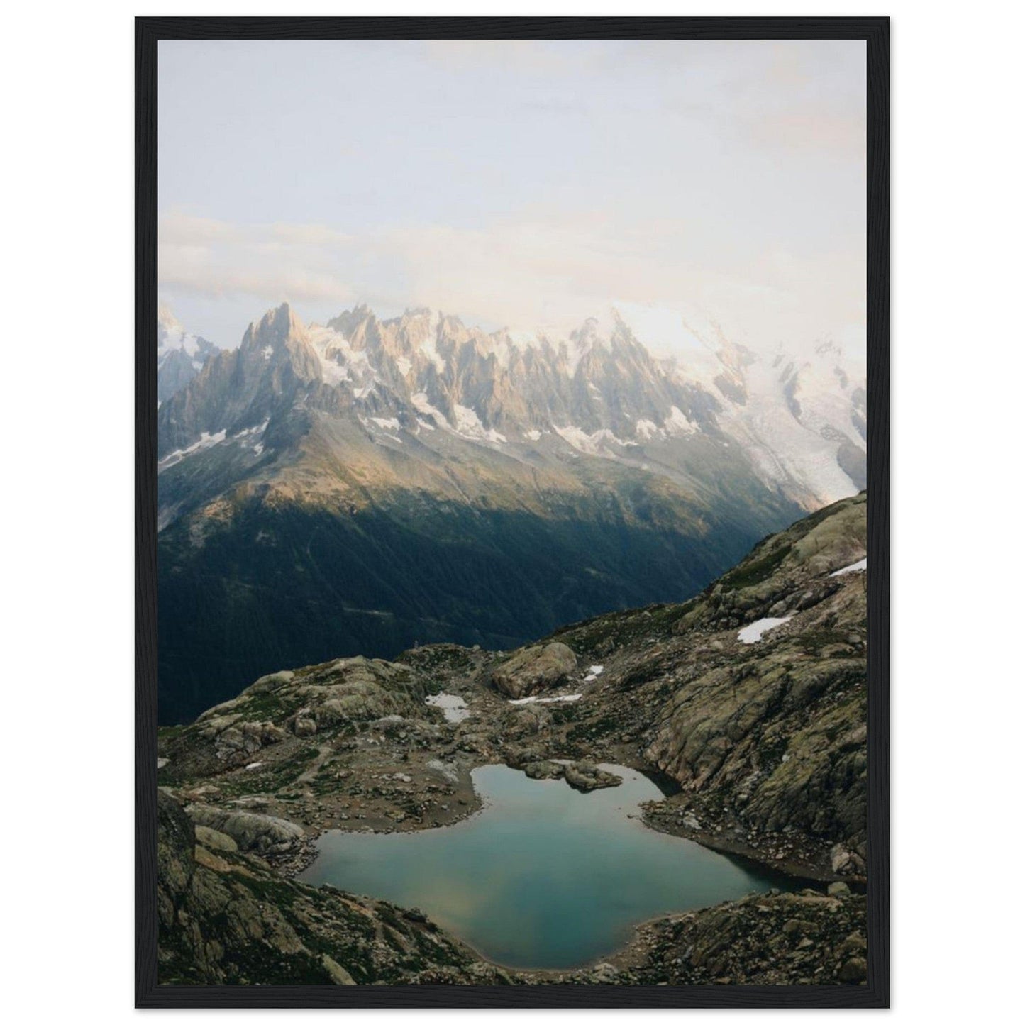 Canvanation Print Material Cadre Paysage Montagne Lac