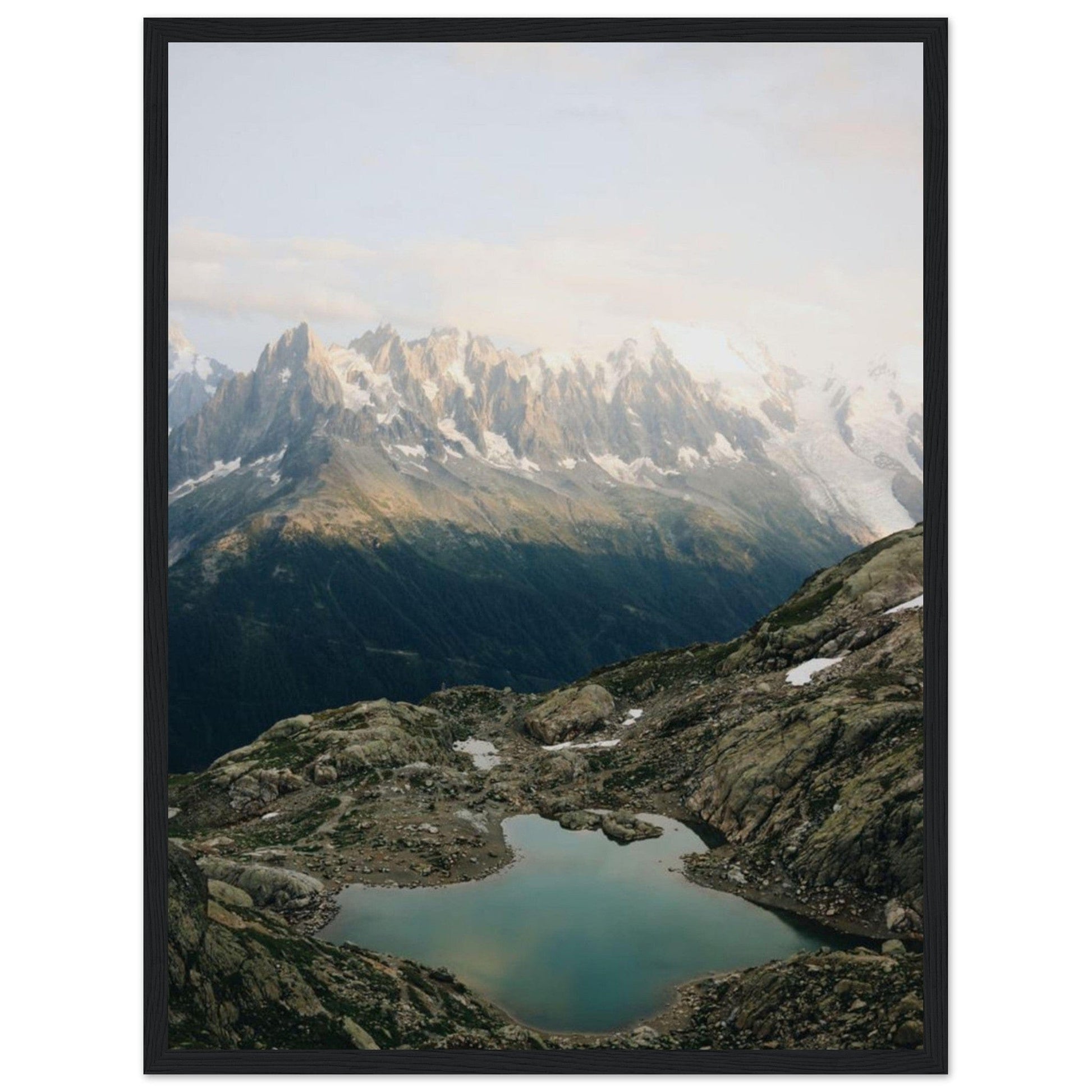 Canvanation Print Material Cadre Paysage Montagne Lac