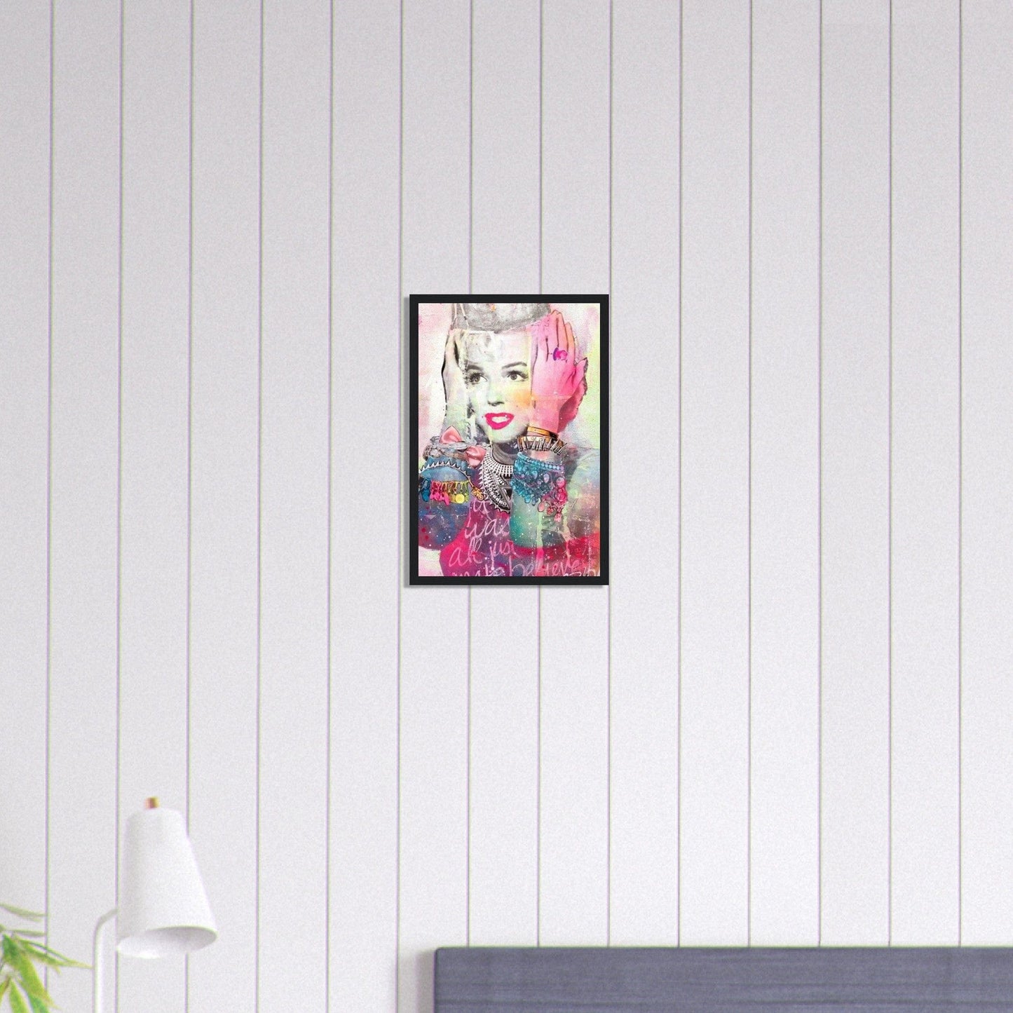 Canvanation Print Material 30x45 cm / 12x18″ Tableau Femme Street Art