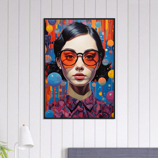 Canvanation Print Material 70x100 cm / 28x40″ Tableau Femme 60's