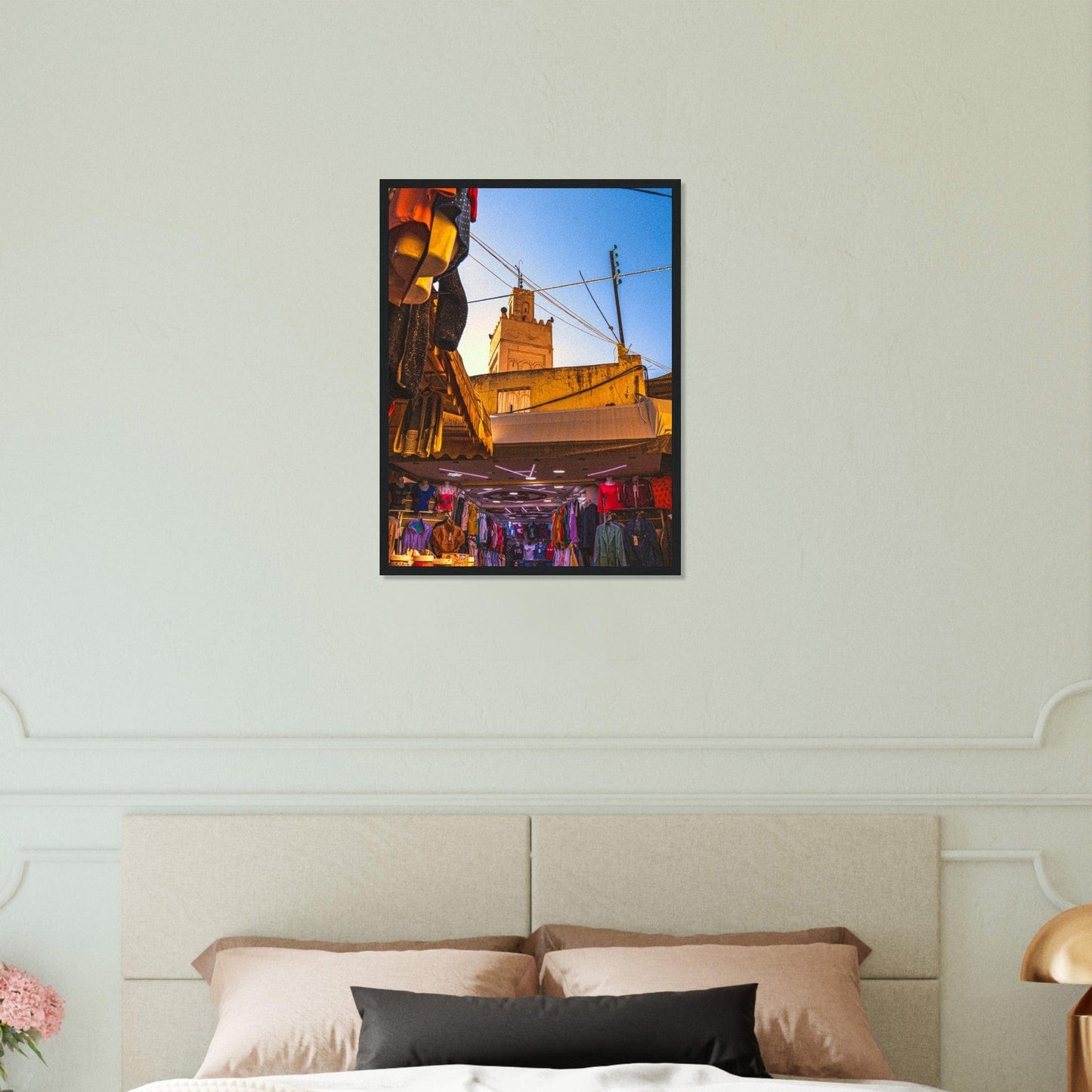 Canvanation Print Material Tableau Style Marocain