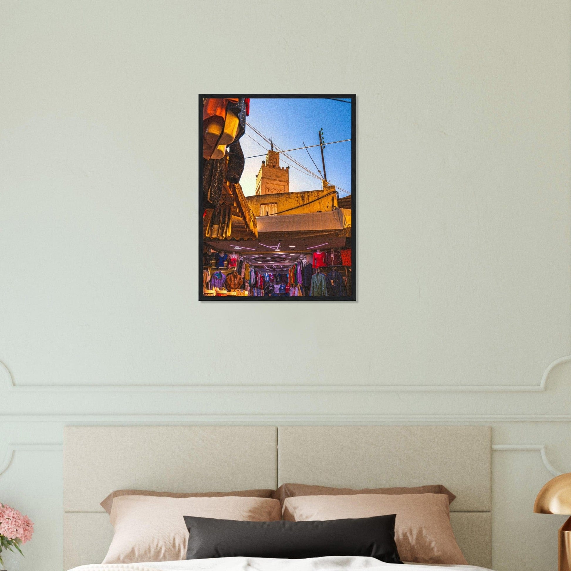 Canvanation Print Material Tableau Style Marocain