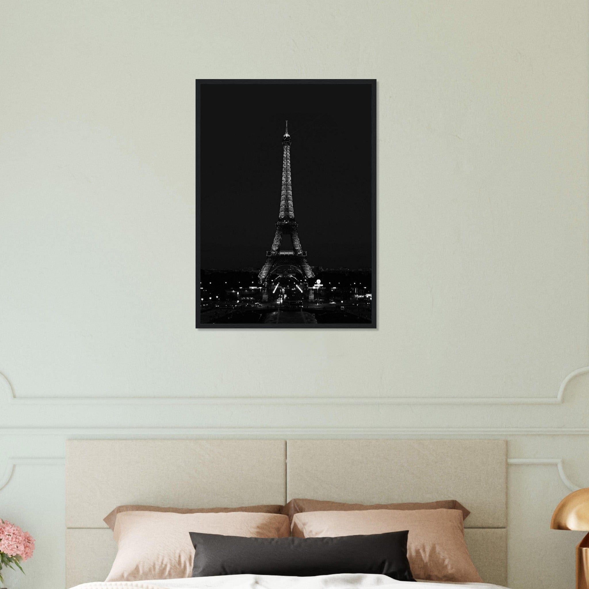 Canvanation Print Material 50x70 cm / 20x28″ Tableau Paris Noir Et Blanc