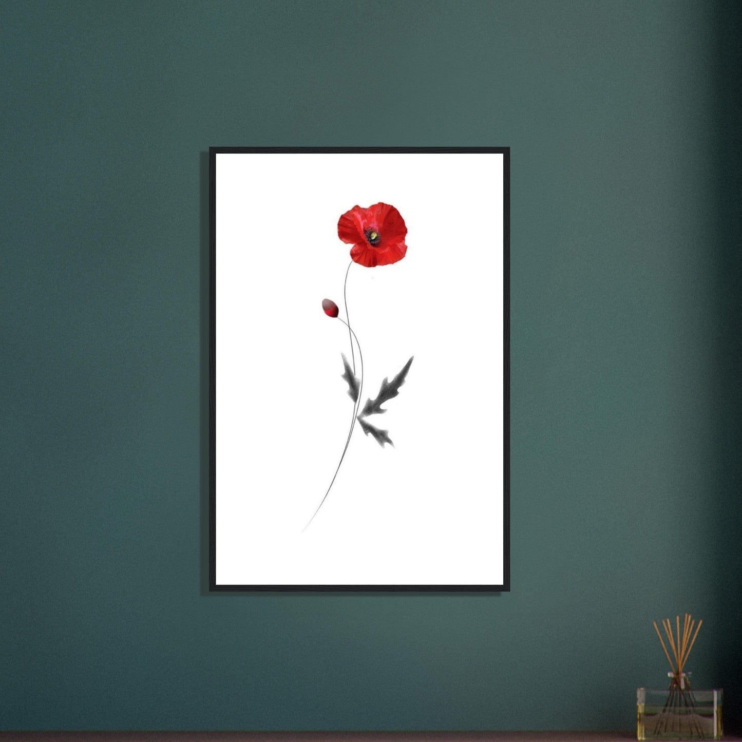 Canvanation Print Material Peinture Coquelicot Abstrait