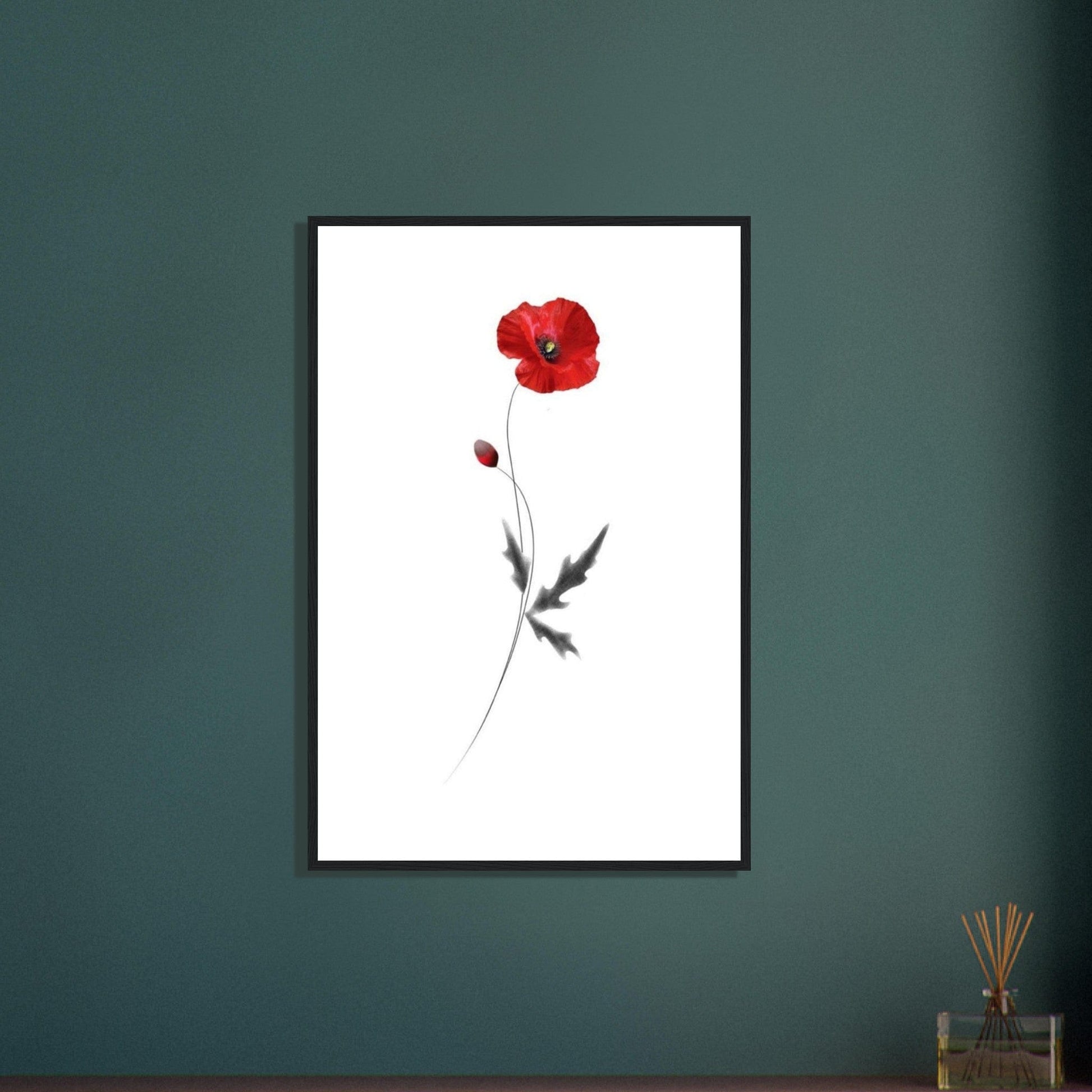 Canvanation Print Material Peinture Coquelicot Abstrait