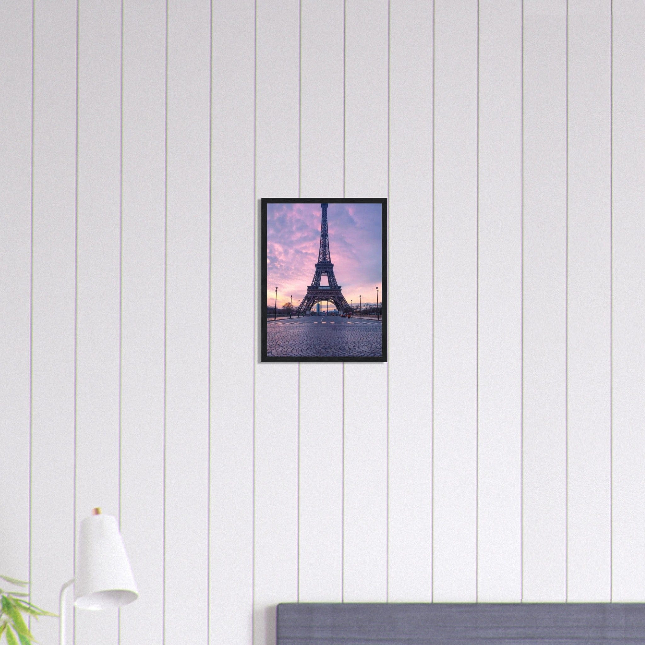 Canvanation Print Material 30x40 cm / 12x16″ Tableau Paris Tour Eiffel Route