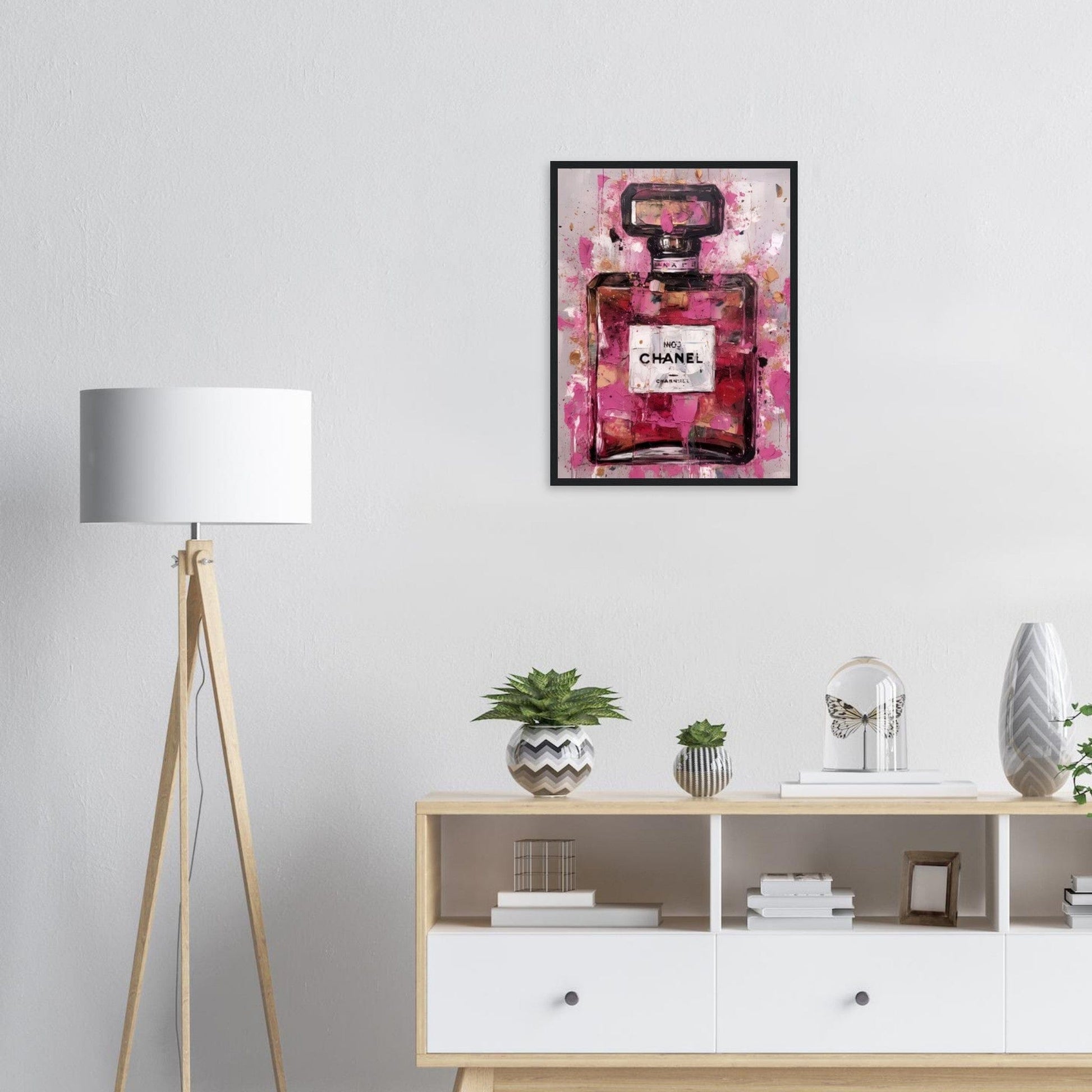 Canvanation 45x60 cm / 18x24″ / 1 Cadre Chanel Rose