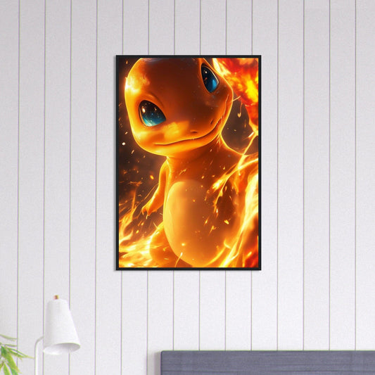 Canvanation Print Material 60x90 cm / 24x36″ Tableau Pokémon Salameche