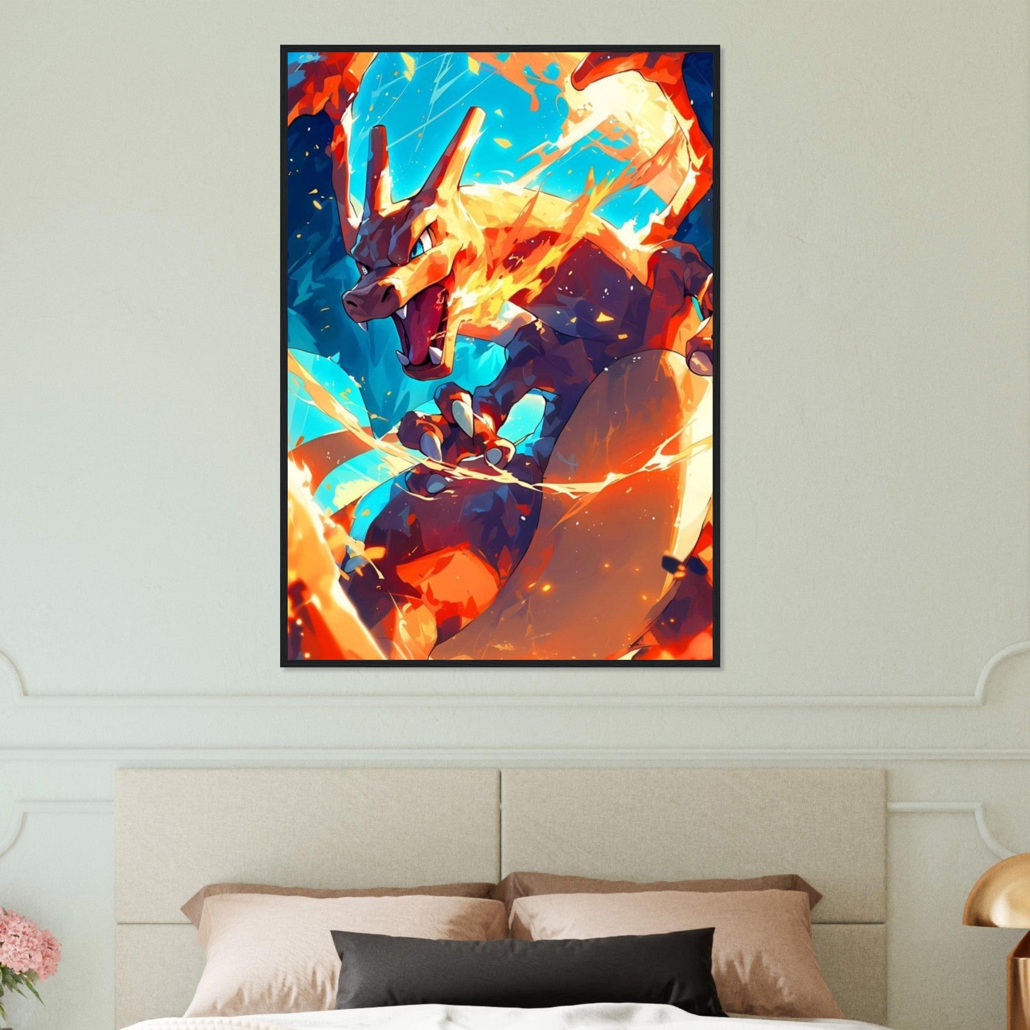 Canvanation Print Material Tableau Pokémon Dracaufeu