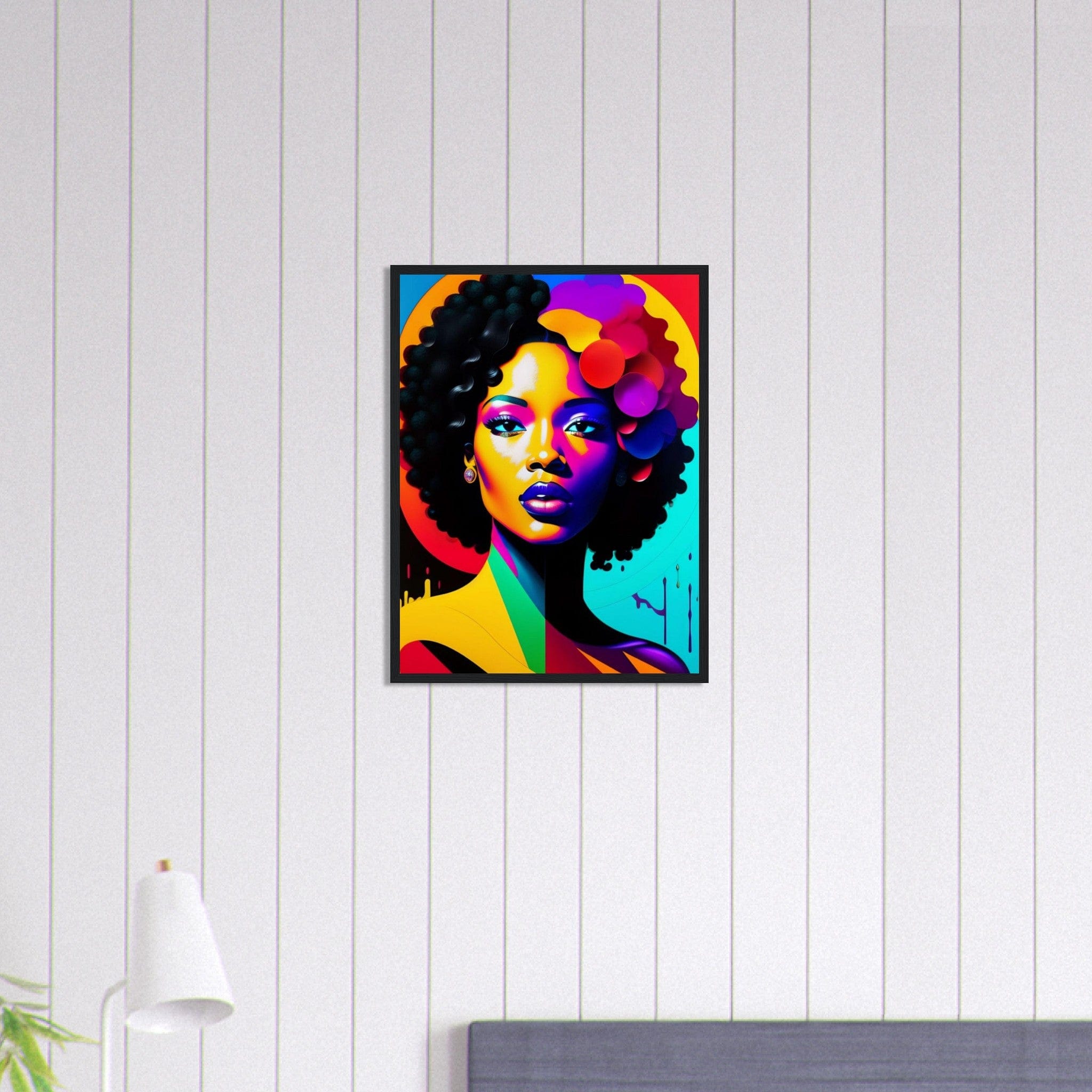 Canvanation Print Material Tableau Personnage Africain