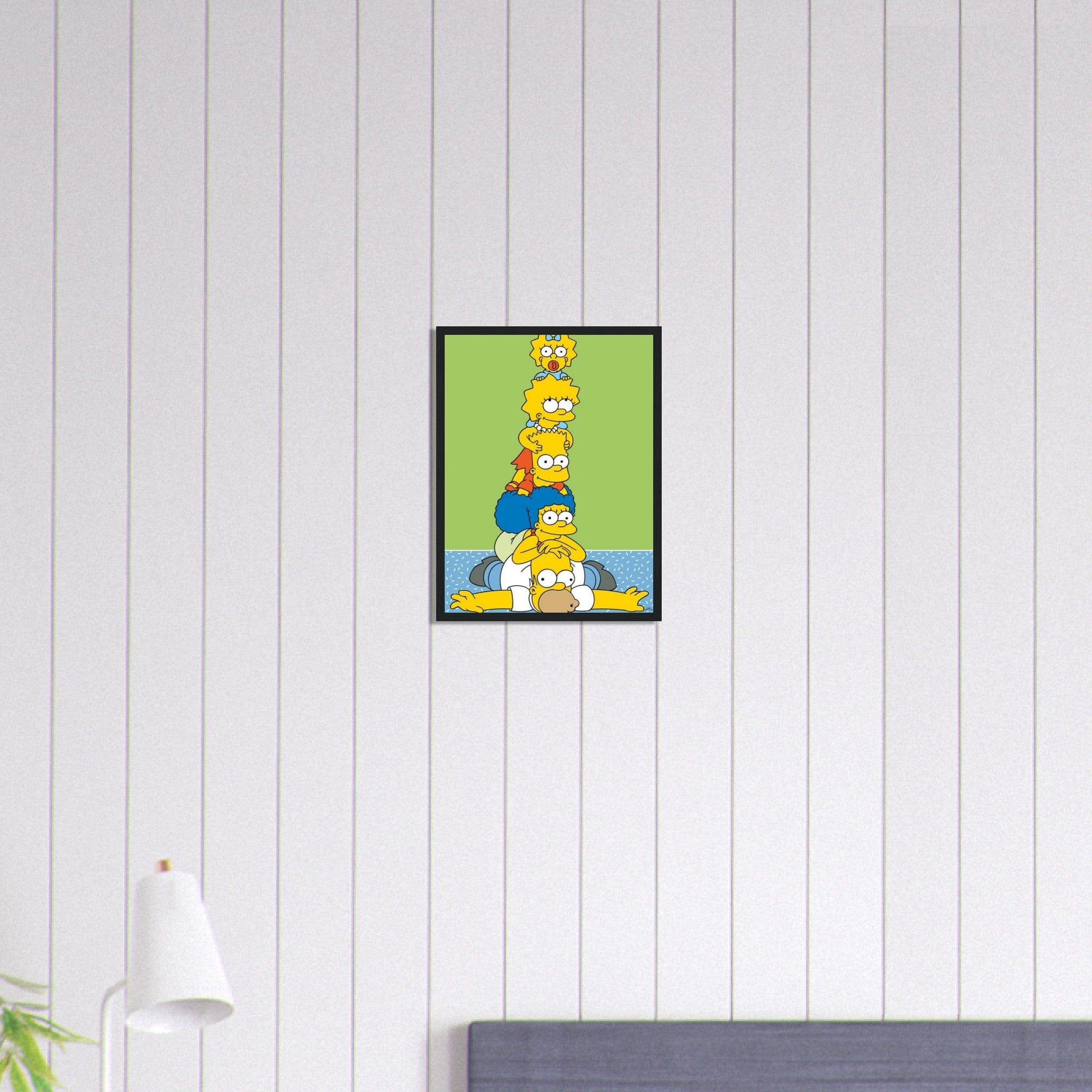Canvanation Print Material 30x40 cm / 12x16″ Tableau Simpson Famille Drole
