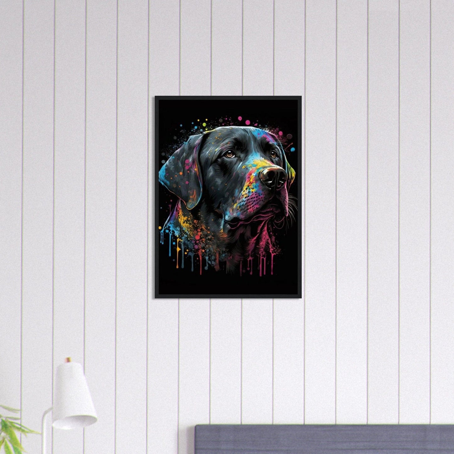 Canvanation Print Material 50x70 cm / 20x28″ Tableau Chien Pop Art