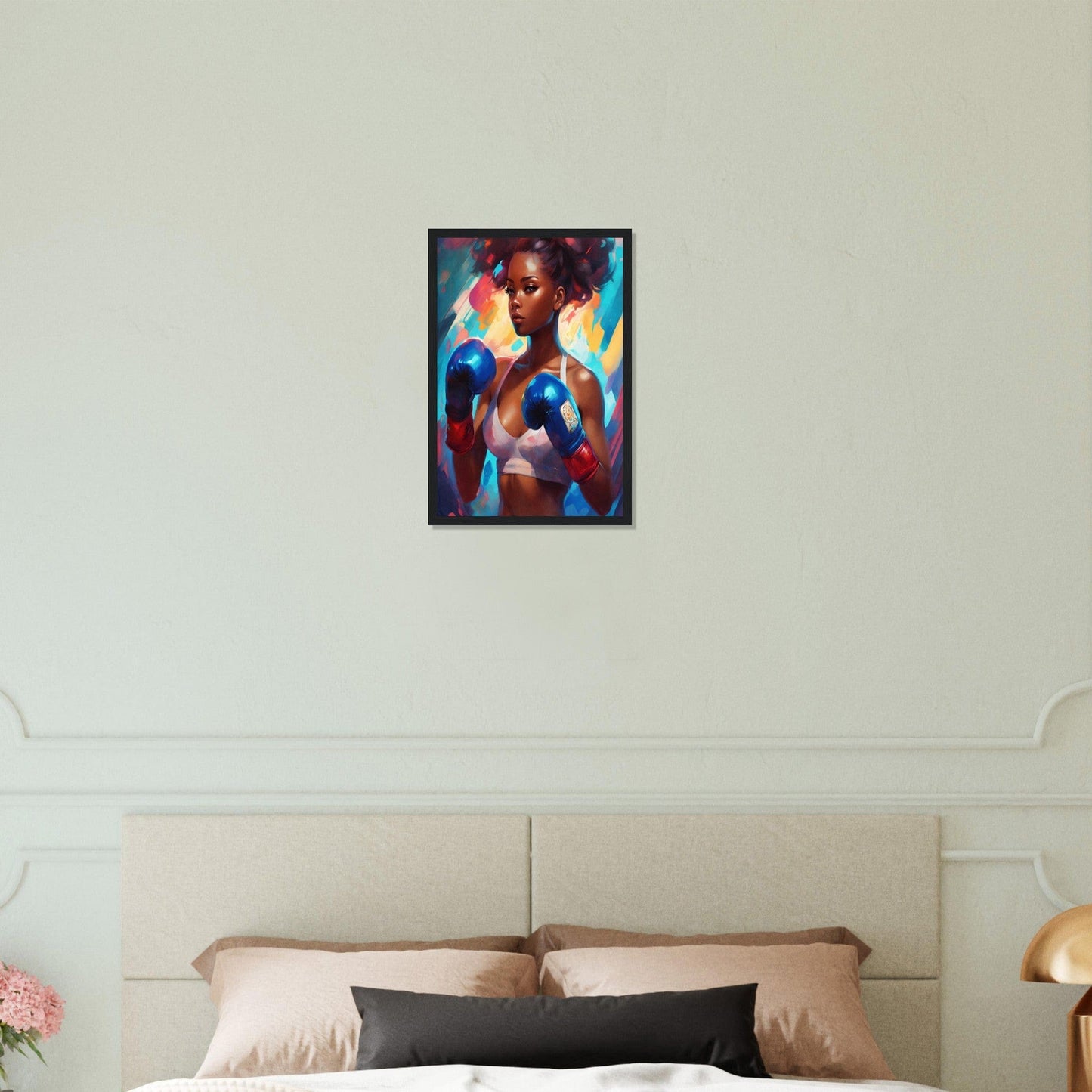 Canvanation Print Material 30x45 cm / 12x18″ Tableau Boxe Juliette