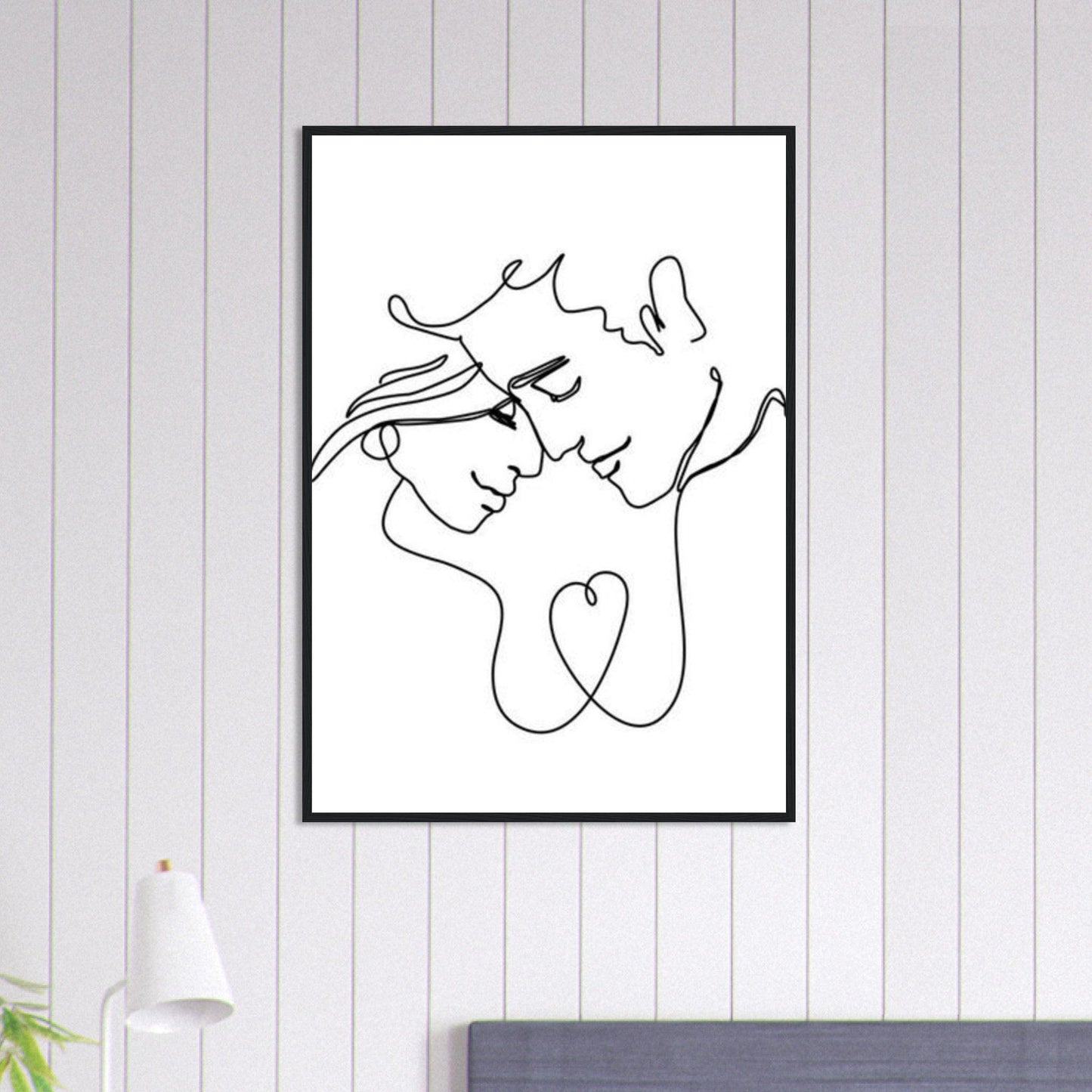 Canvanation Print Material 70x100 cm / 28x40″ Tableau Couple Danse à Deux Temps