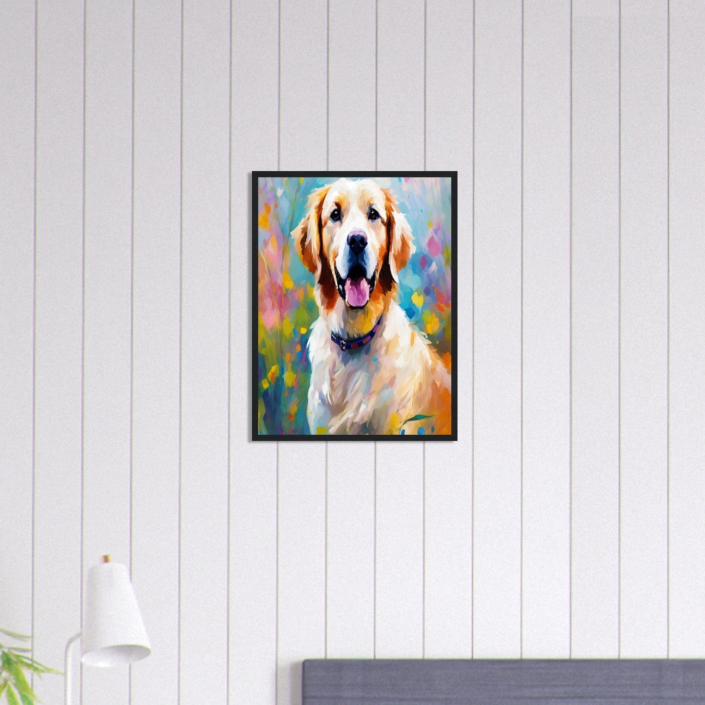 Canvanation Print Material 45x60 cm / 18x24″ Tableau Chien Cœur A Quatre Pattes