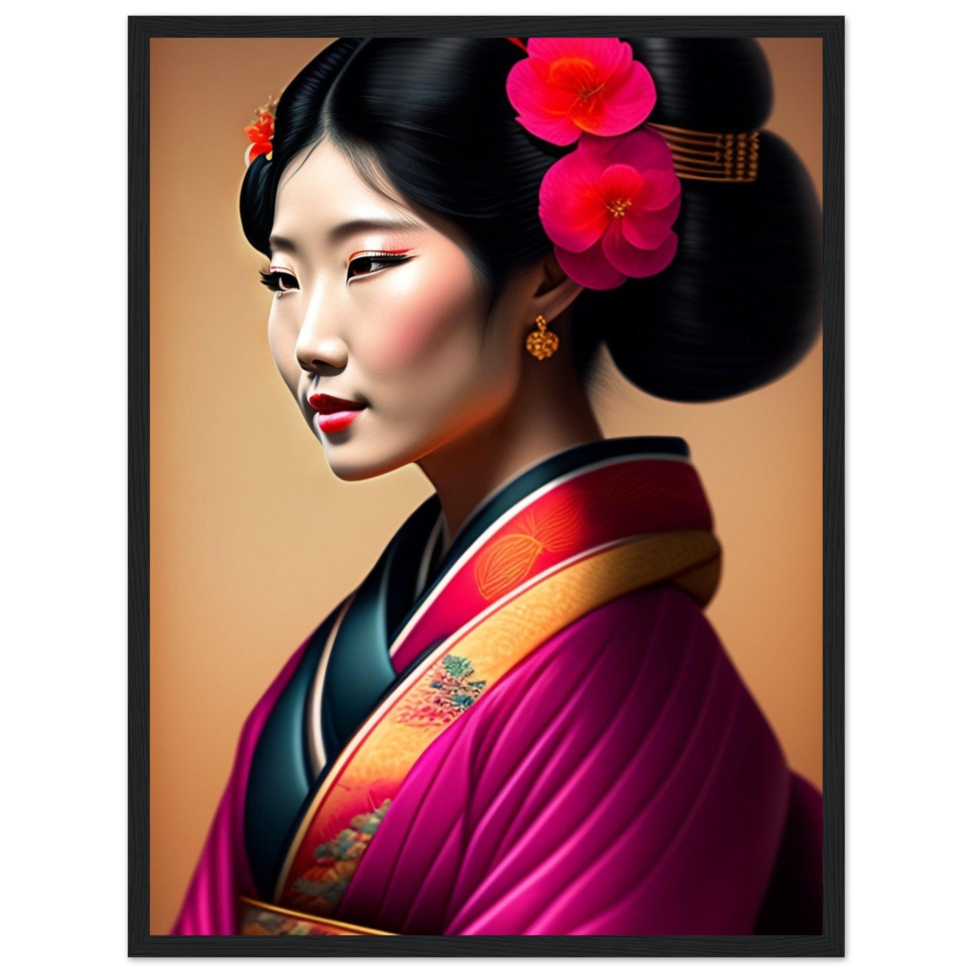 Canvanation Print Material Tableau Japon Geisha Kimono
