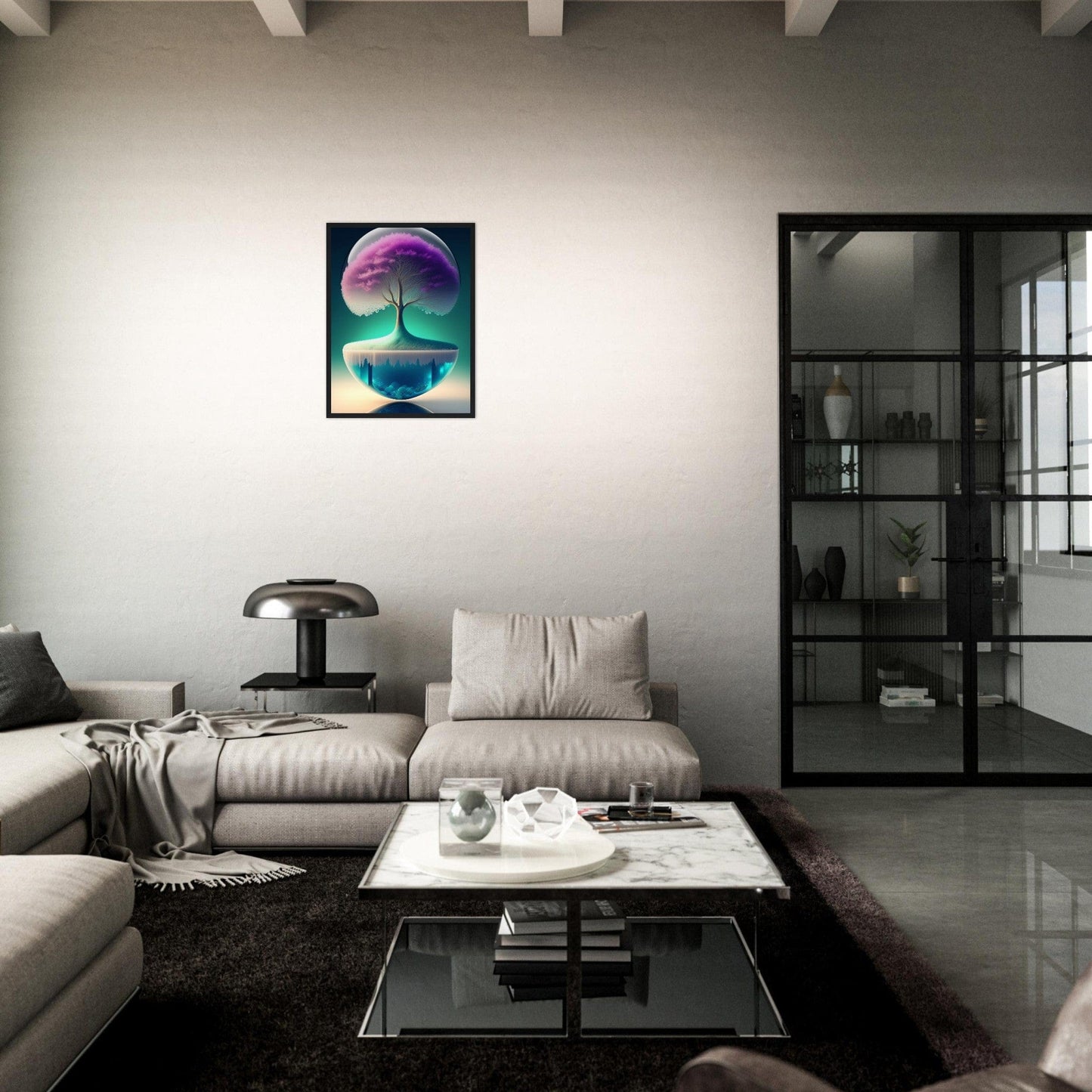 Canvanation Print Material Tableau Mural Arbre