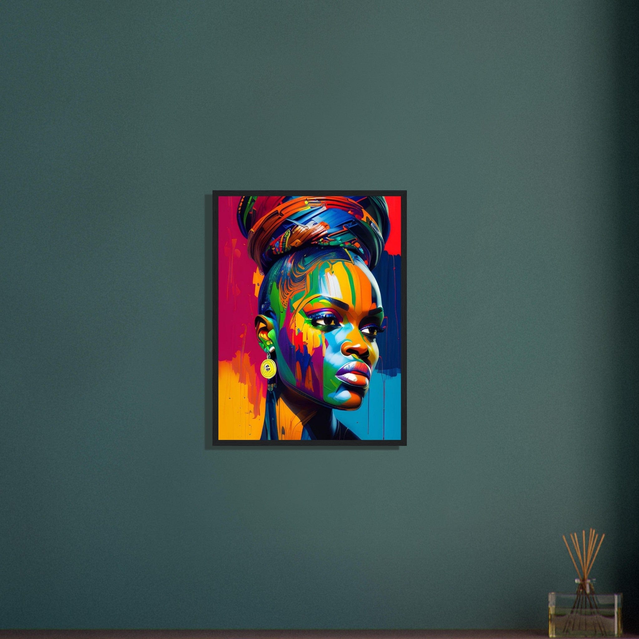 Canvanation Print Material Couleur Africaine Peinture
