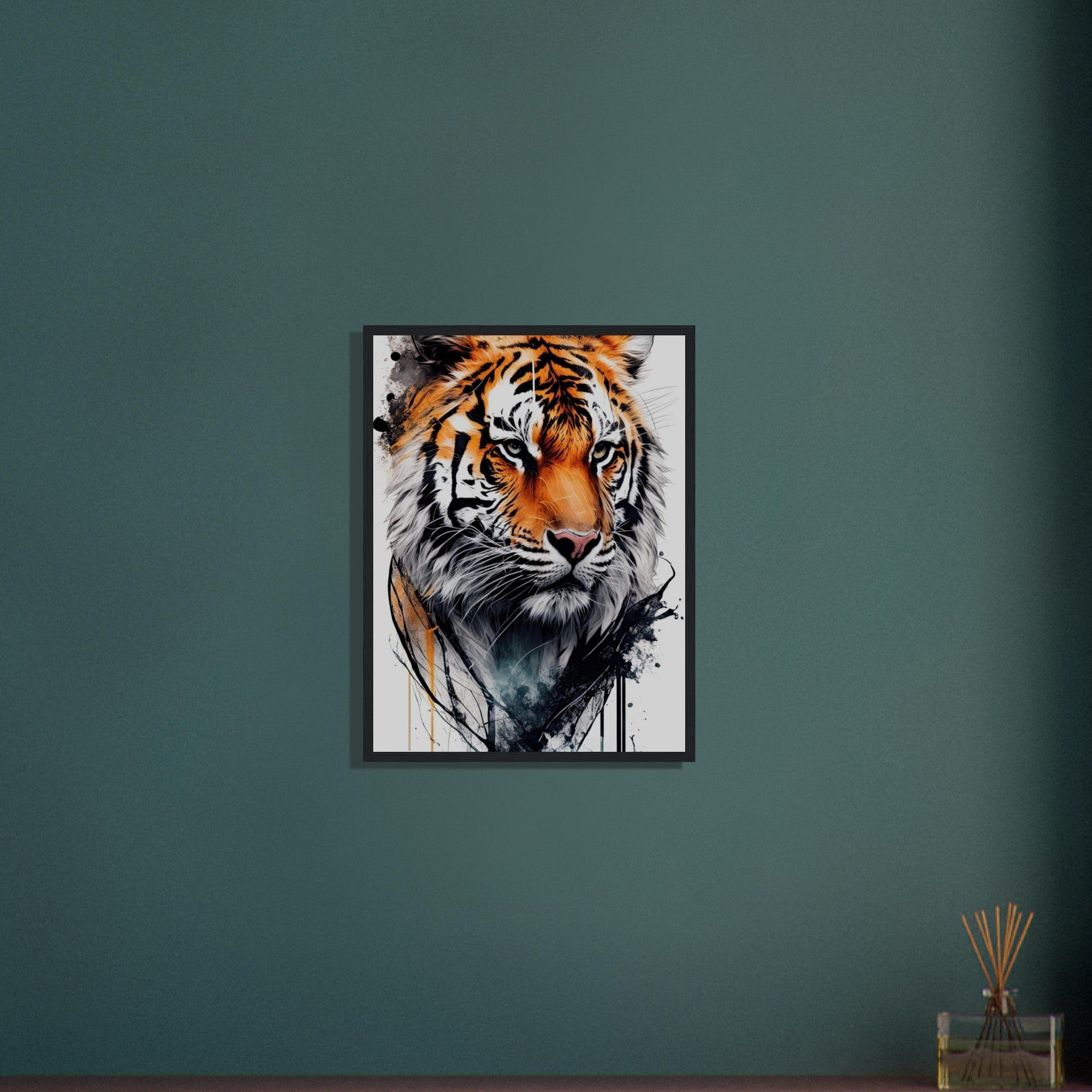 Canvanation Print Material Tableau Tigre Dessin
