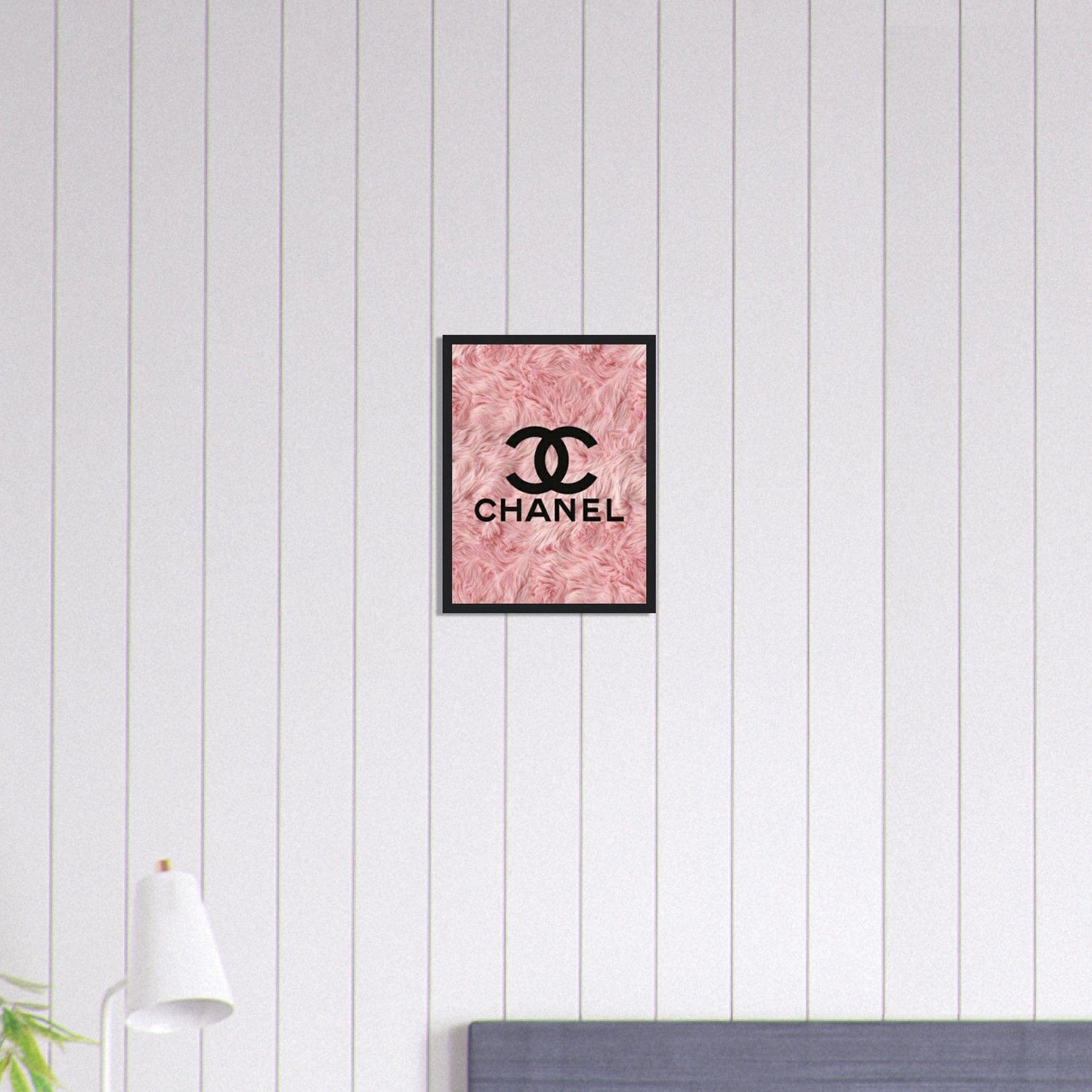 Canvanation Print Material 30x40 cm / 12x16″ Tableau Fond Laine Rose