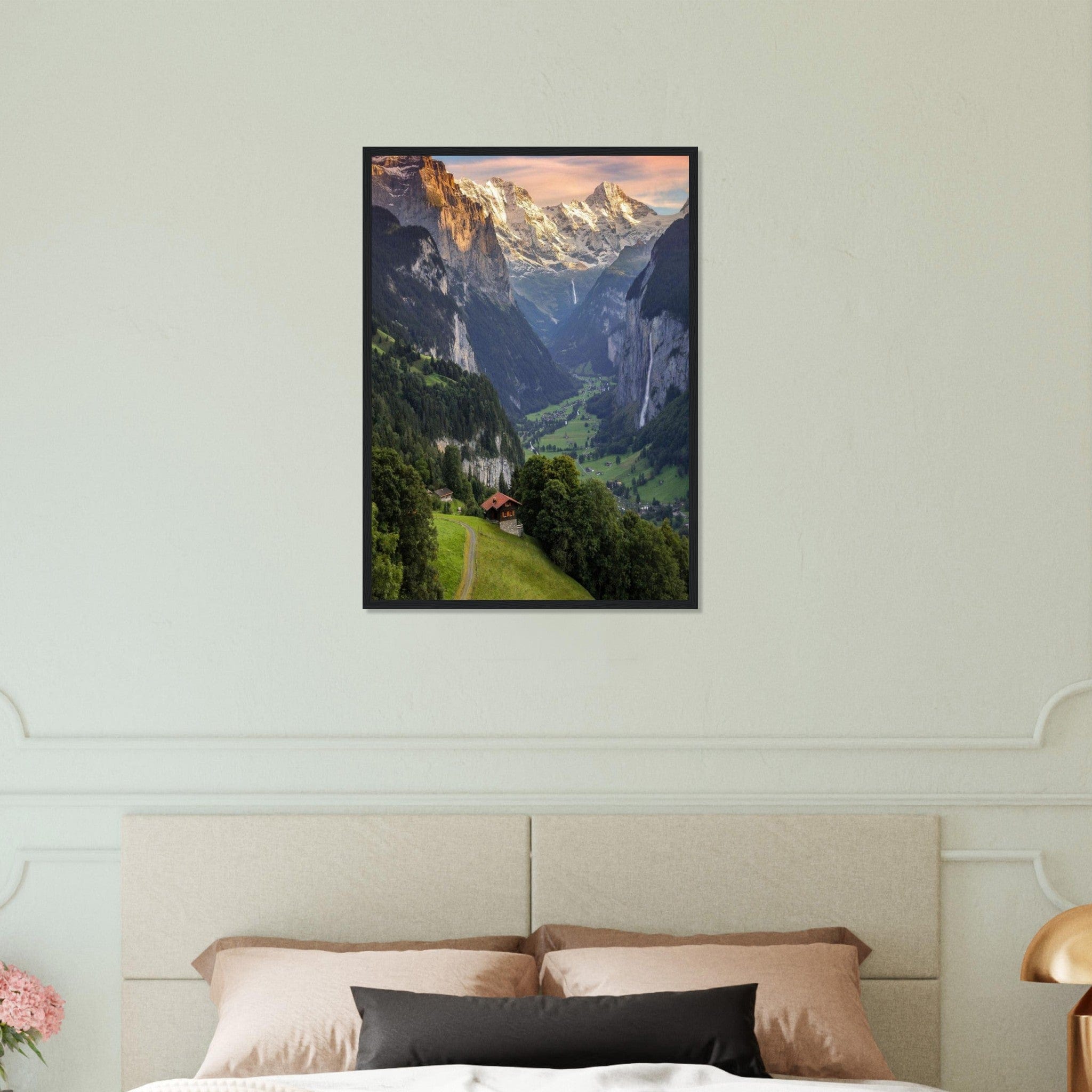 Canvanation Print Material 50x70 cm / 20x28″ Tableau Peinture Acrylique Montagne
