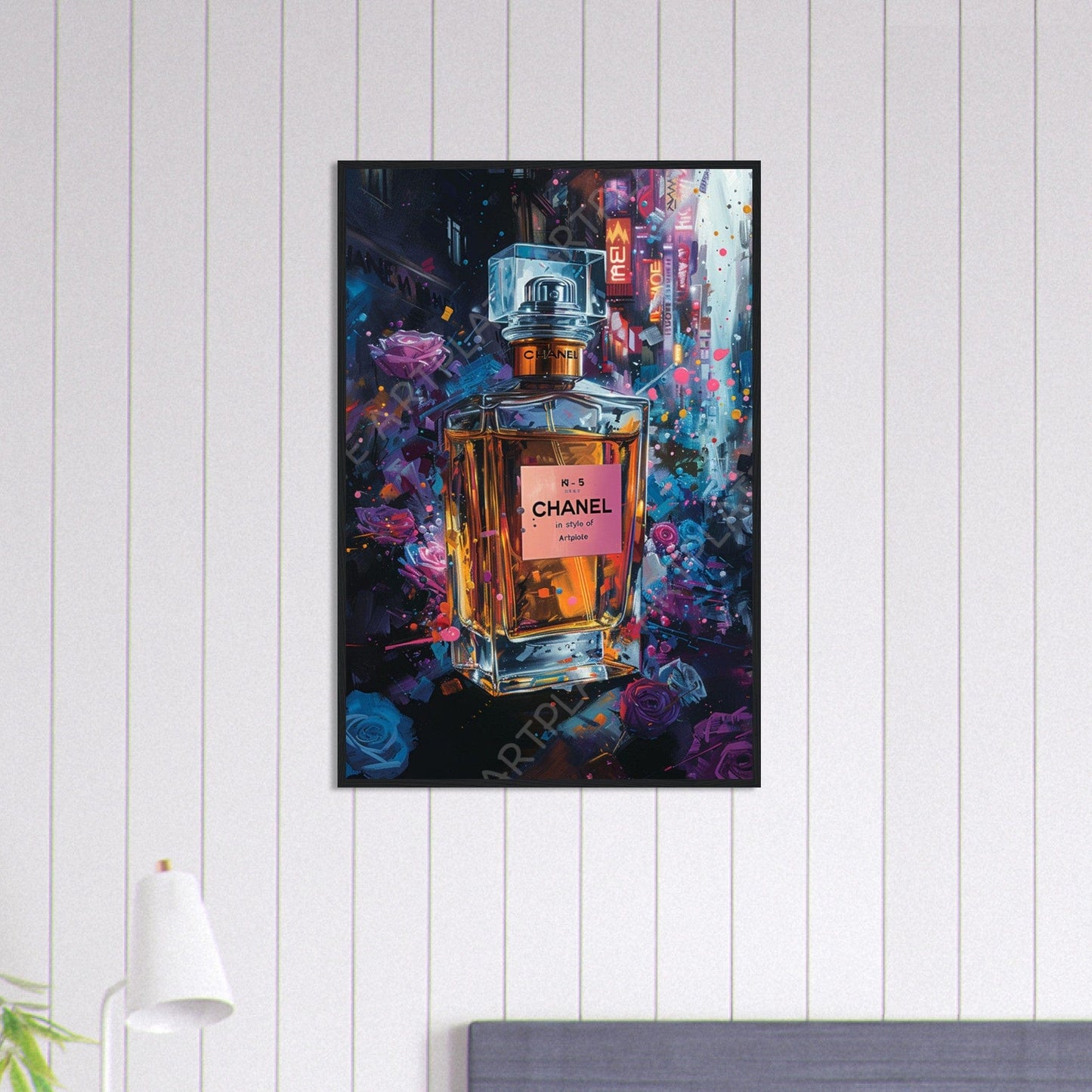 Canvanation Print Material 60x90 cm / 24x36″ Tableau Chanel Numéro 5 Parfum Orange