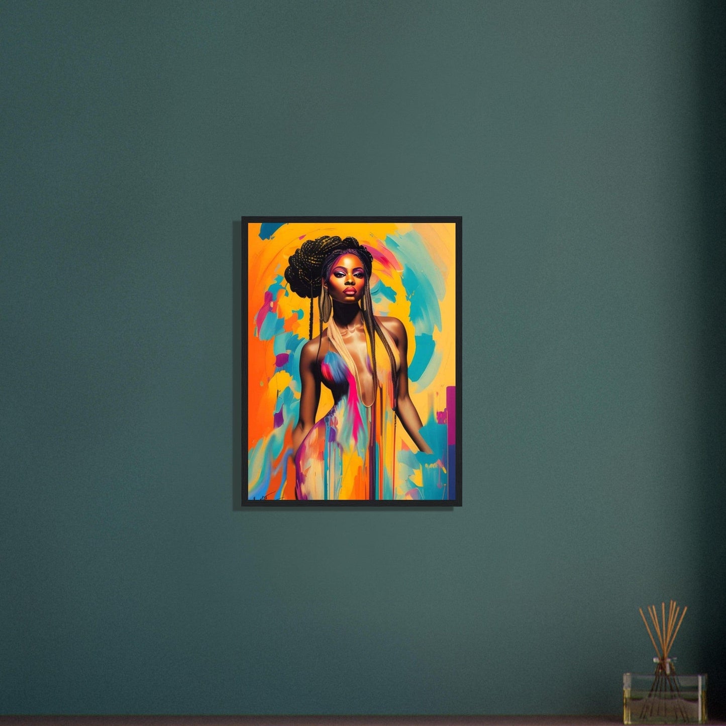 Canvanation Print Material Peinture Portrait Africain