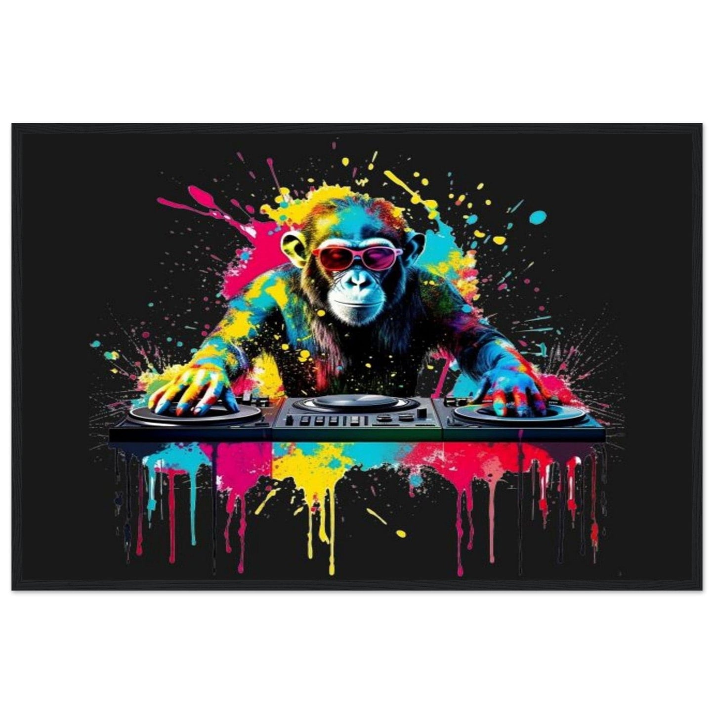 Canvanation Print Material 60x90 cm / 24x36″ Tableau Singe Pop Art 70X100 Cm