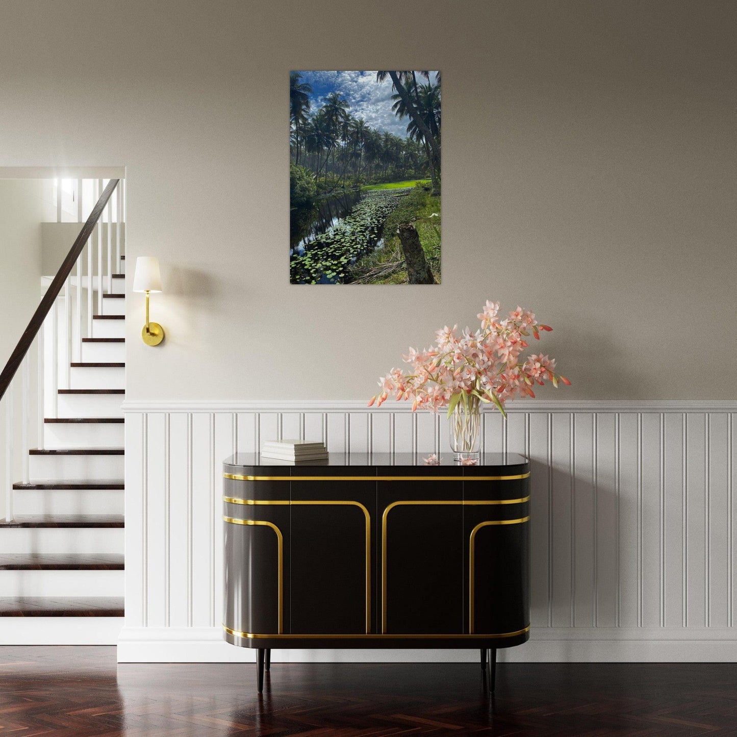 Gelato Print Material Affiche Africain Lac Ghana