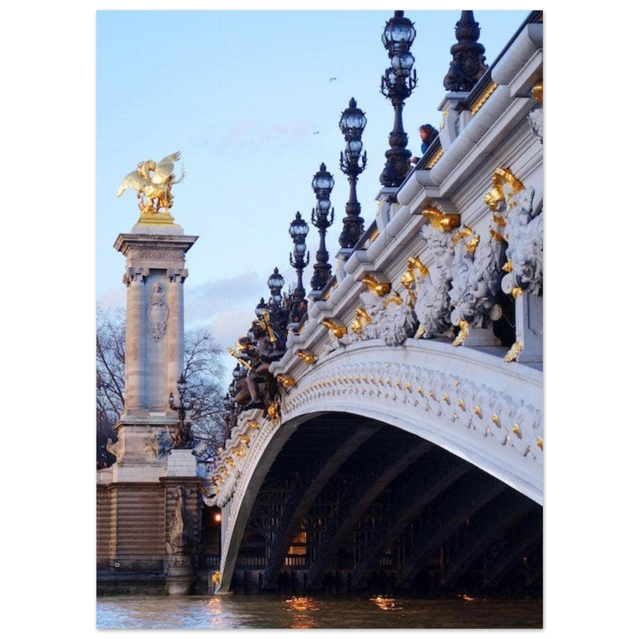 Canvanation Print Material 13x18 cm / 5x7″ Affiche Pont Paris
