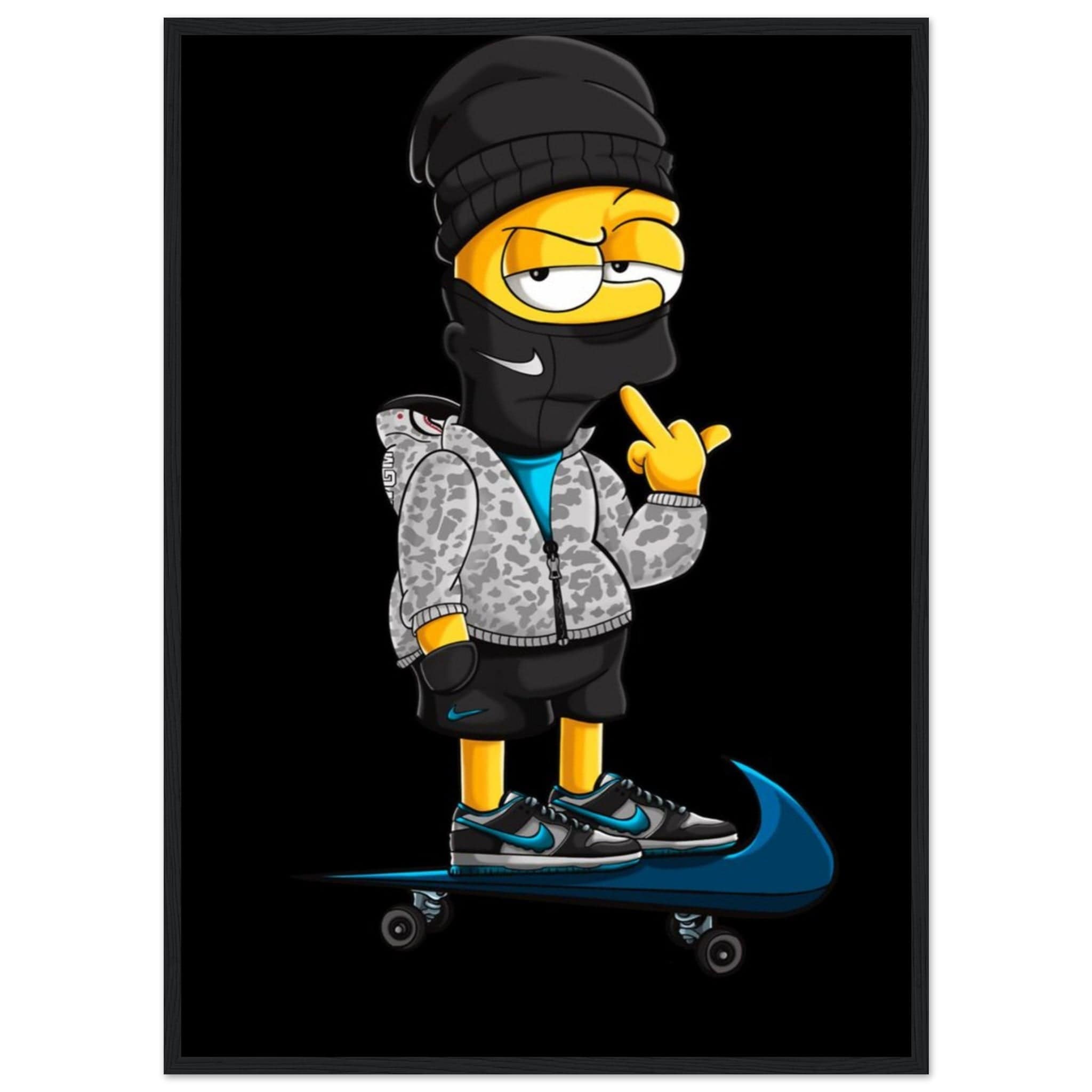 Canvanation Print Material 50x70 cm / 20x28″ / Tableau Poster Et Tableau Bart Simpson