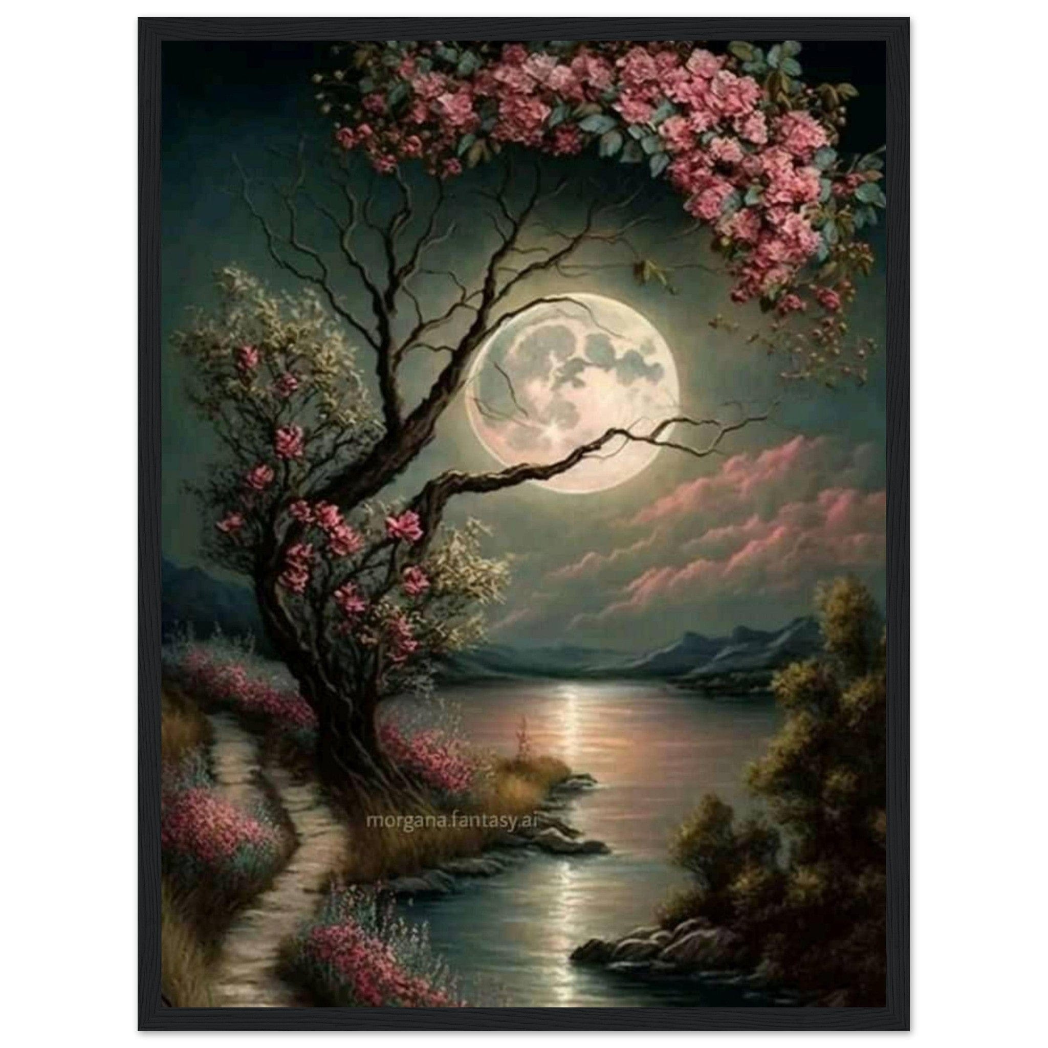 Gelato Print Material 45x60 cm / 18x24″ Tableau Paysage Lune