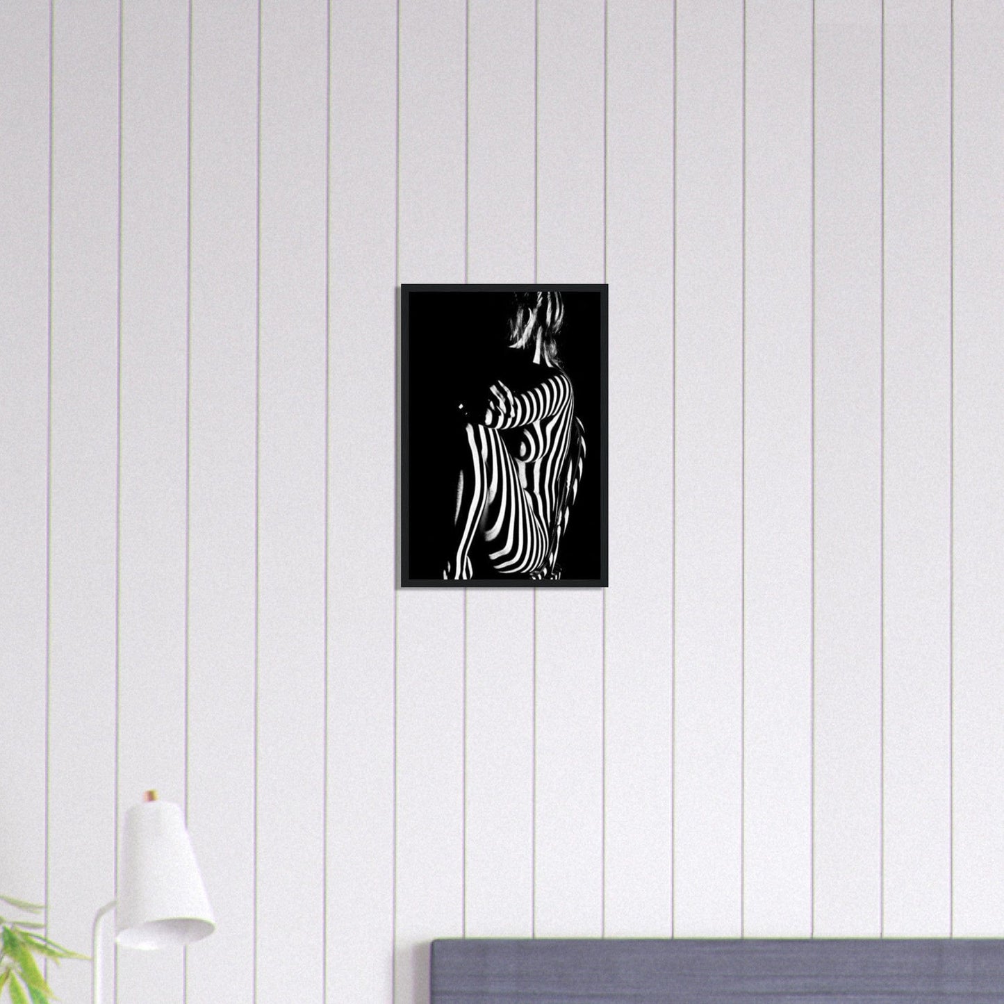 Canvanation Print Material 30x45 cm / 12x18″ Tableau Photo Noir Et Blanc-Femme-Sensuelle