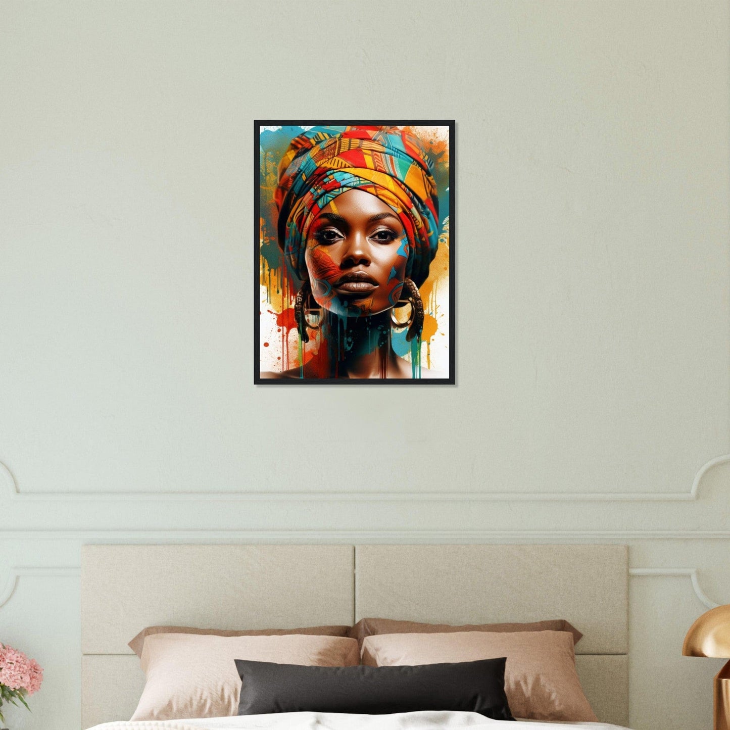 Canvanation Print Material 45x60 cm / 18x24″ peinture ethnique africaine