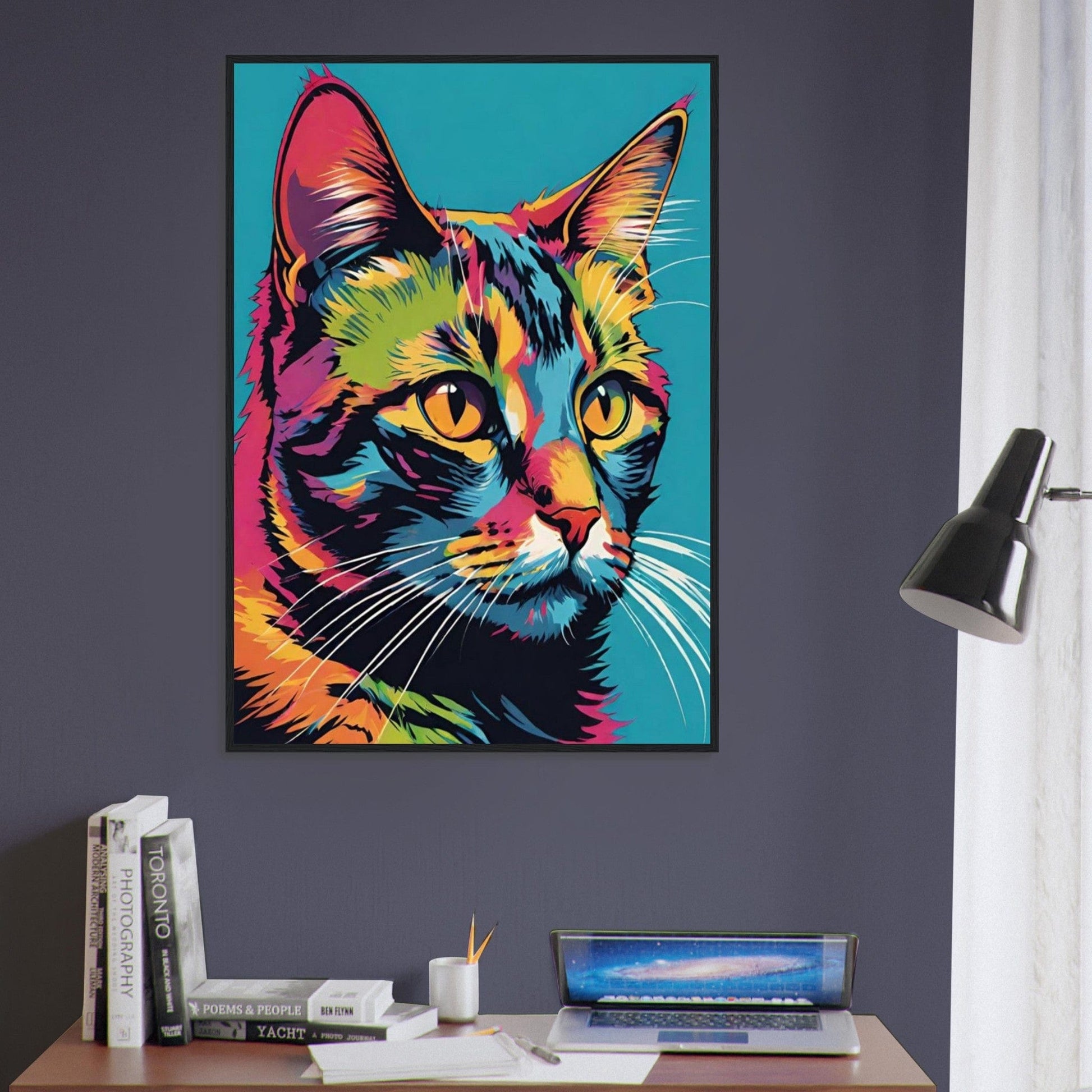 Canvanation Print Material Tableau Chat Pop Art Explosion