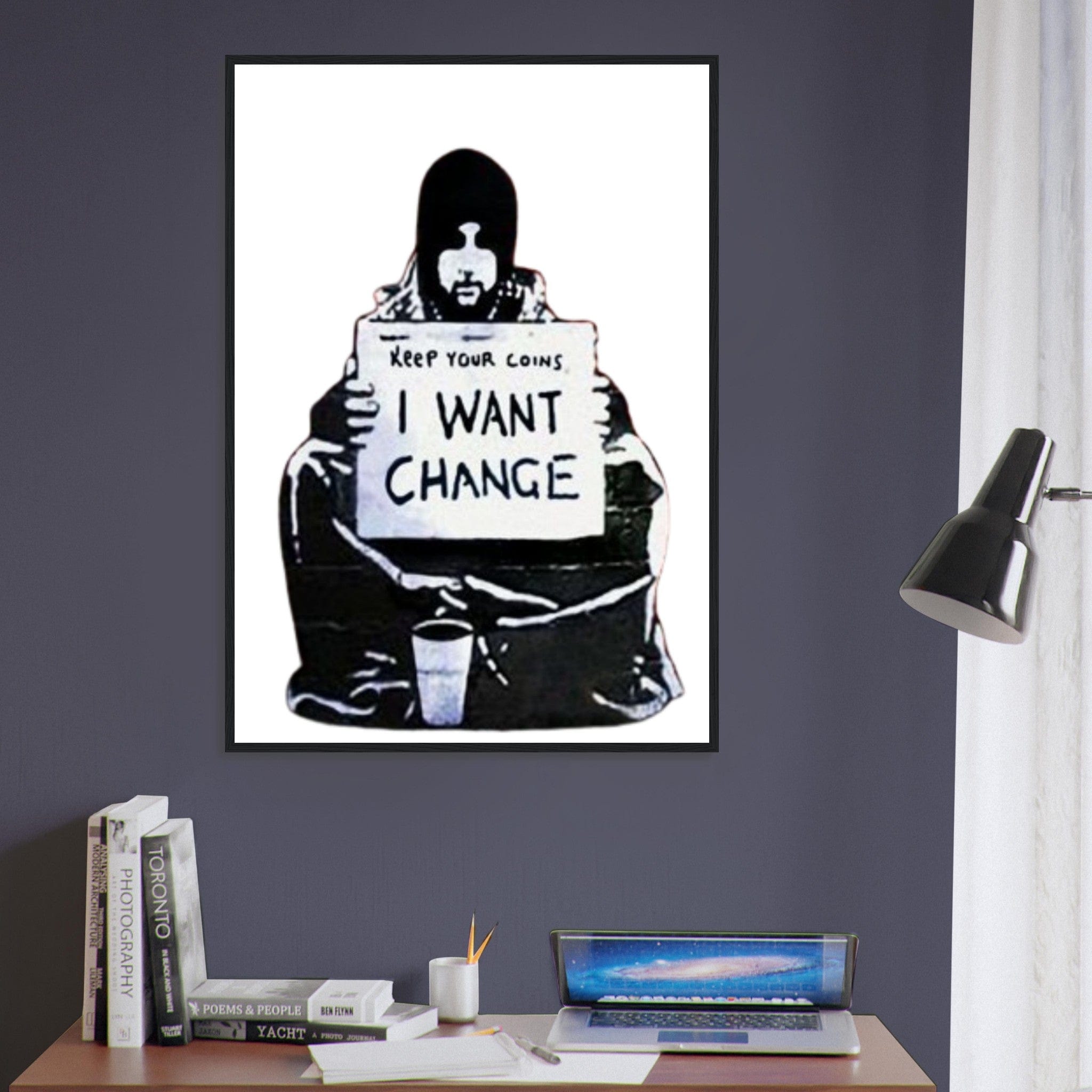 Canvanation Print Material Tableau Street Art Graffiti Banksy