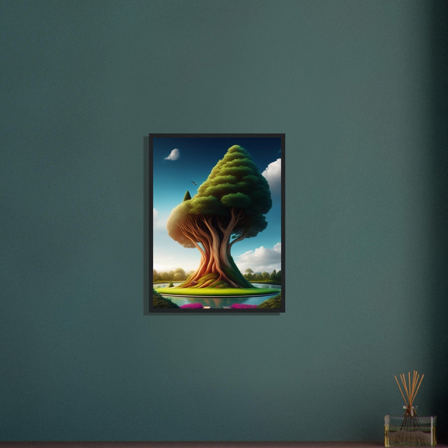 Canvanation Print Material Tableau Arbre Relief
