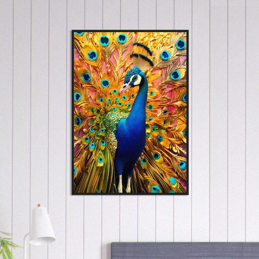 Canvanation Print Material 70x100 cm / 28x40″ Tableau Paon La Danse