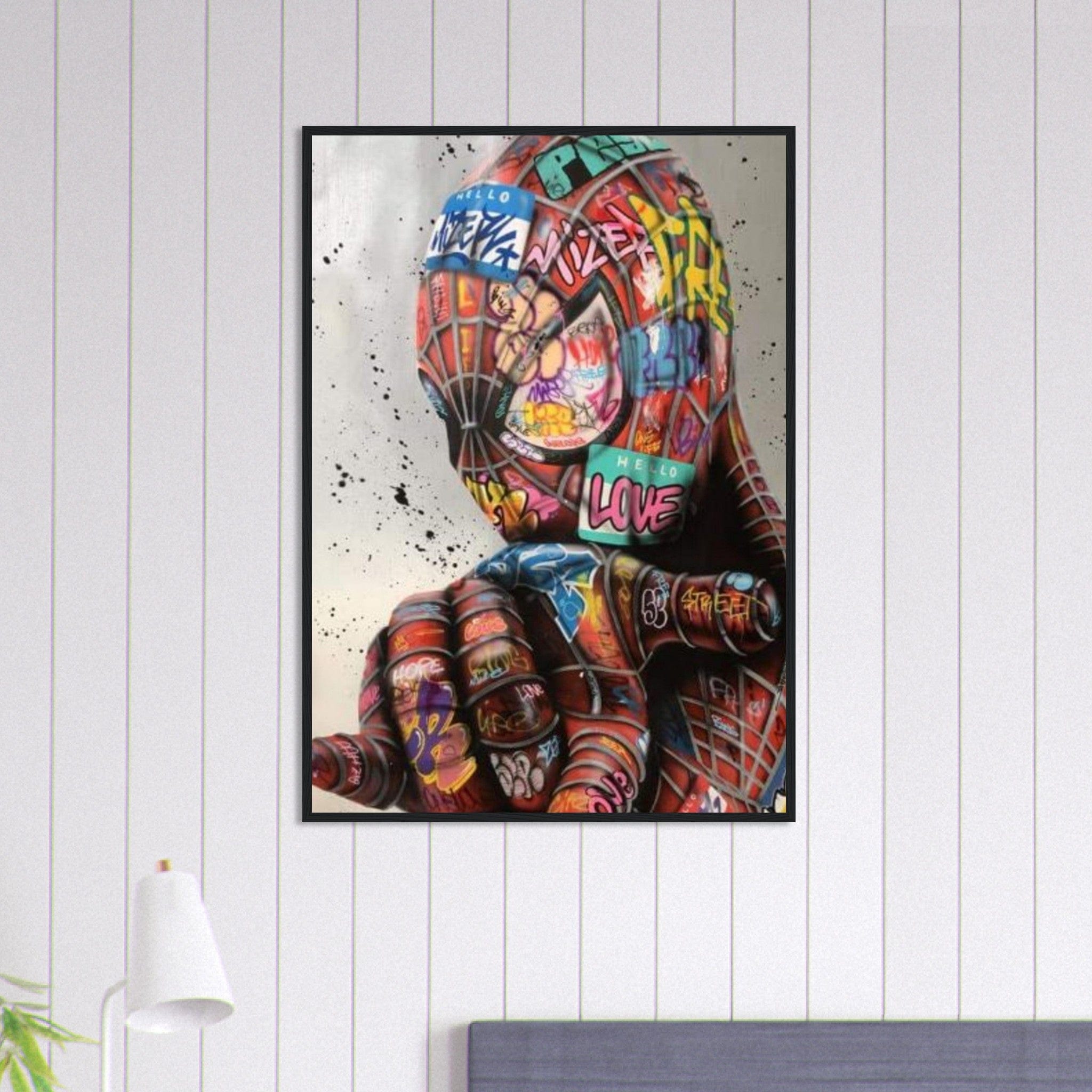 Canvanation Print Material 70x100 cm / 28x40″ Tableau Street Art Spiderman Tags