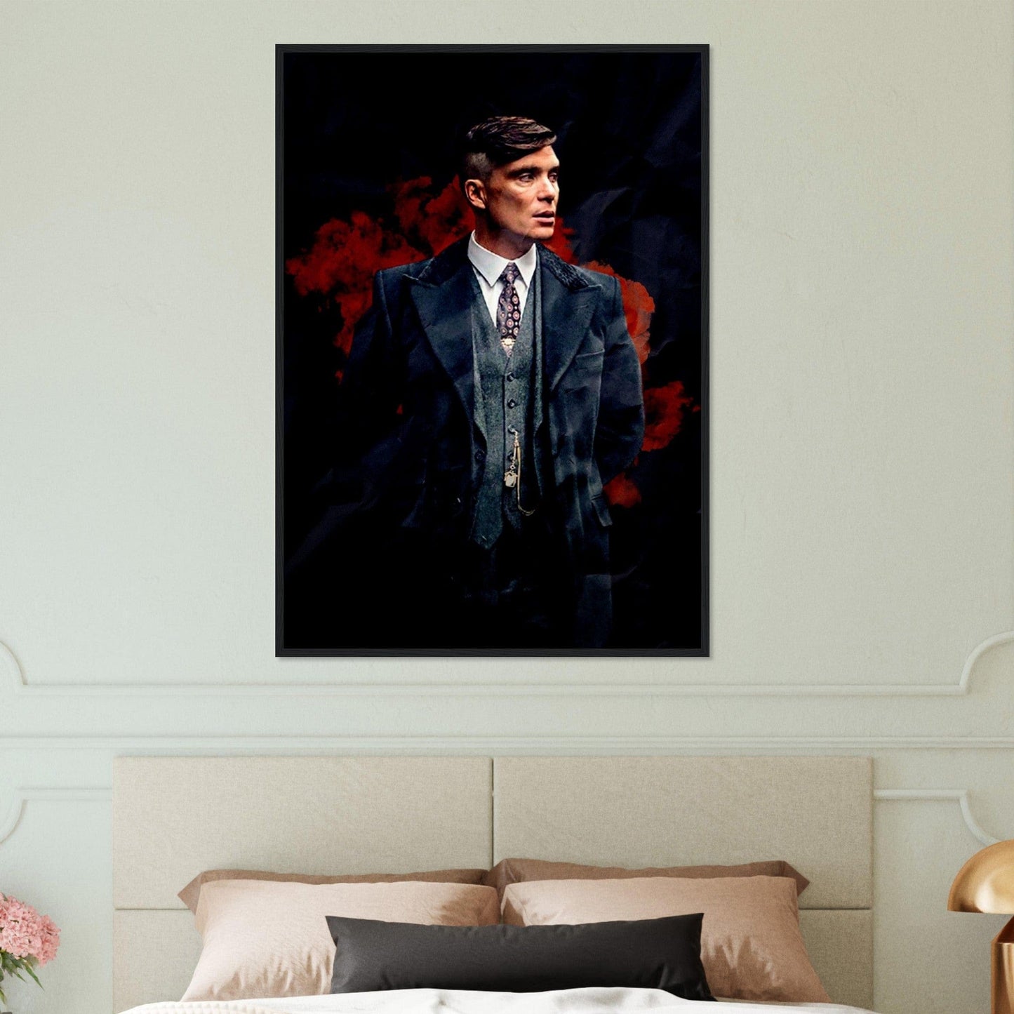 Canvanation Print Material 70x100 cm / 28x40″ Tableau Peaky Blinder Sans Beret